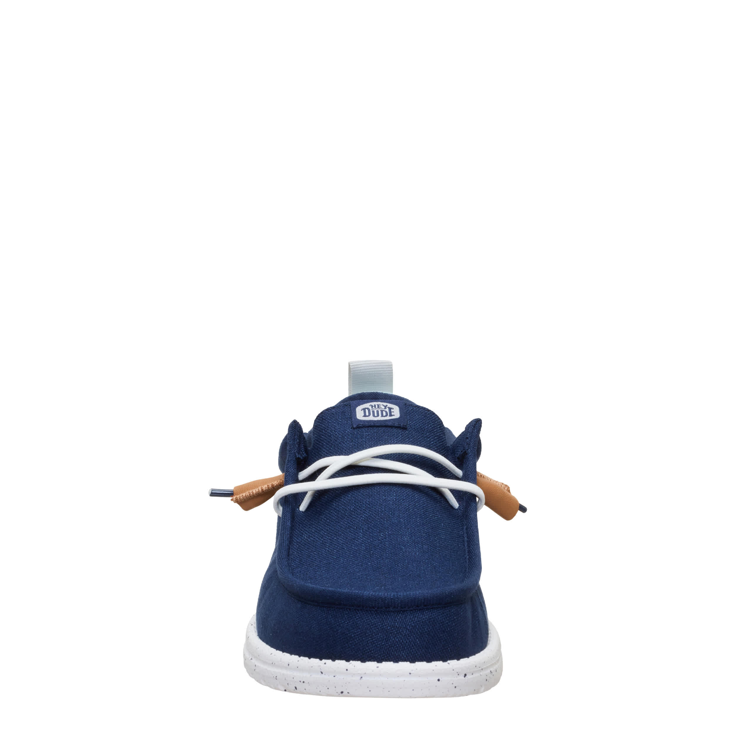 HEYDUDE-MENS WALLY SLIP ON SNEAKER-BLUE & 