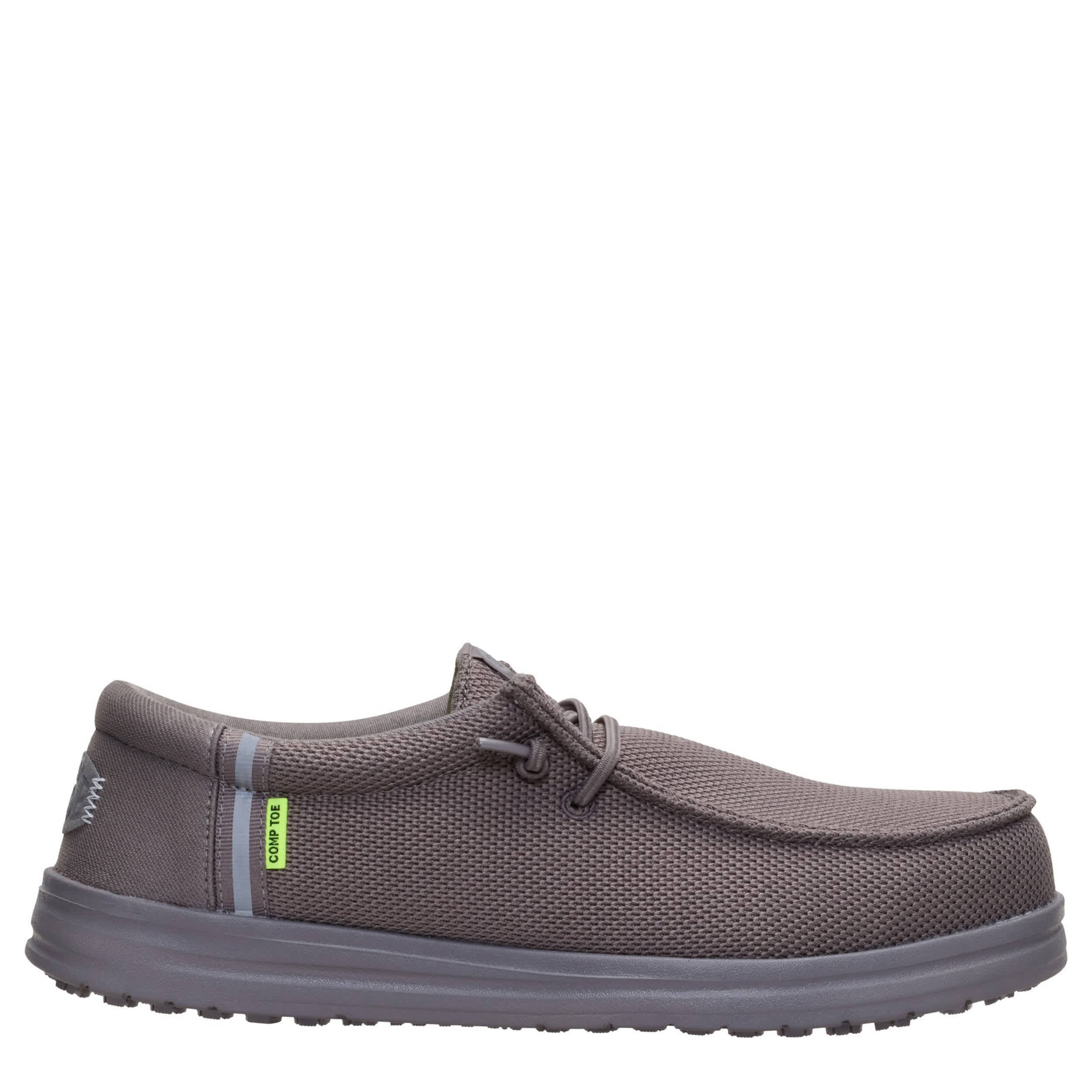 HEYDUDE-MENS WALLY WORK CT SHOE-GREY & 