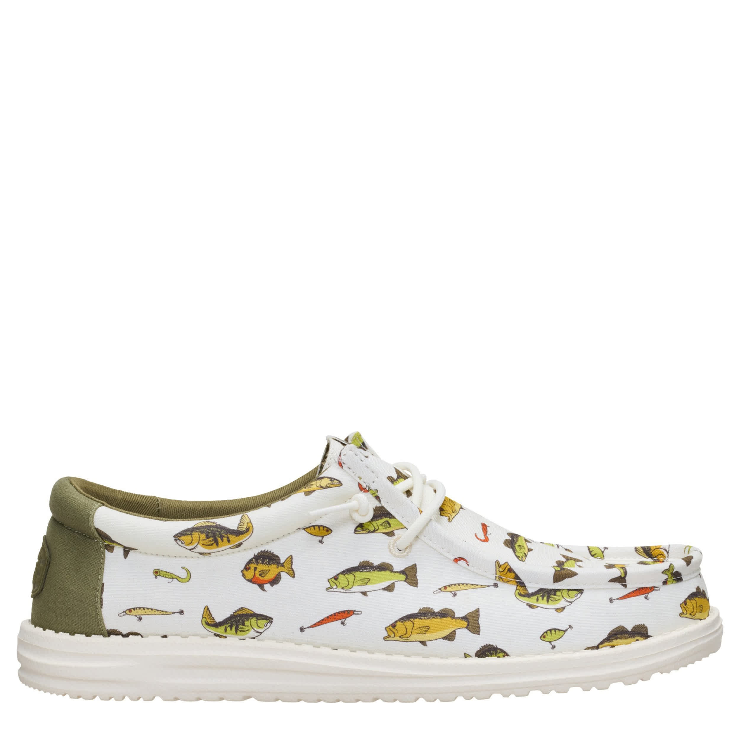 HEYDUDE-MENS WALLY SLIP ON SNEAKER-NEUTRAL & 