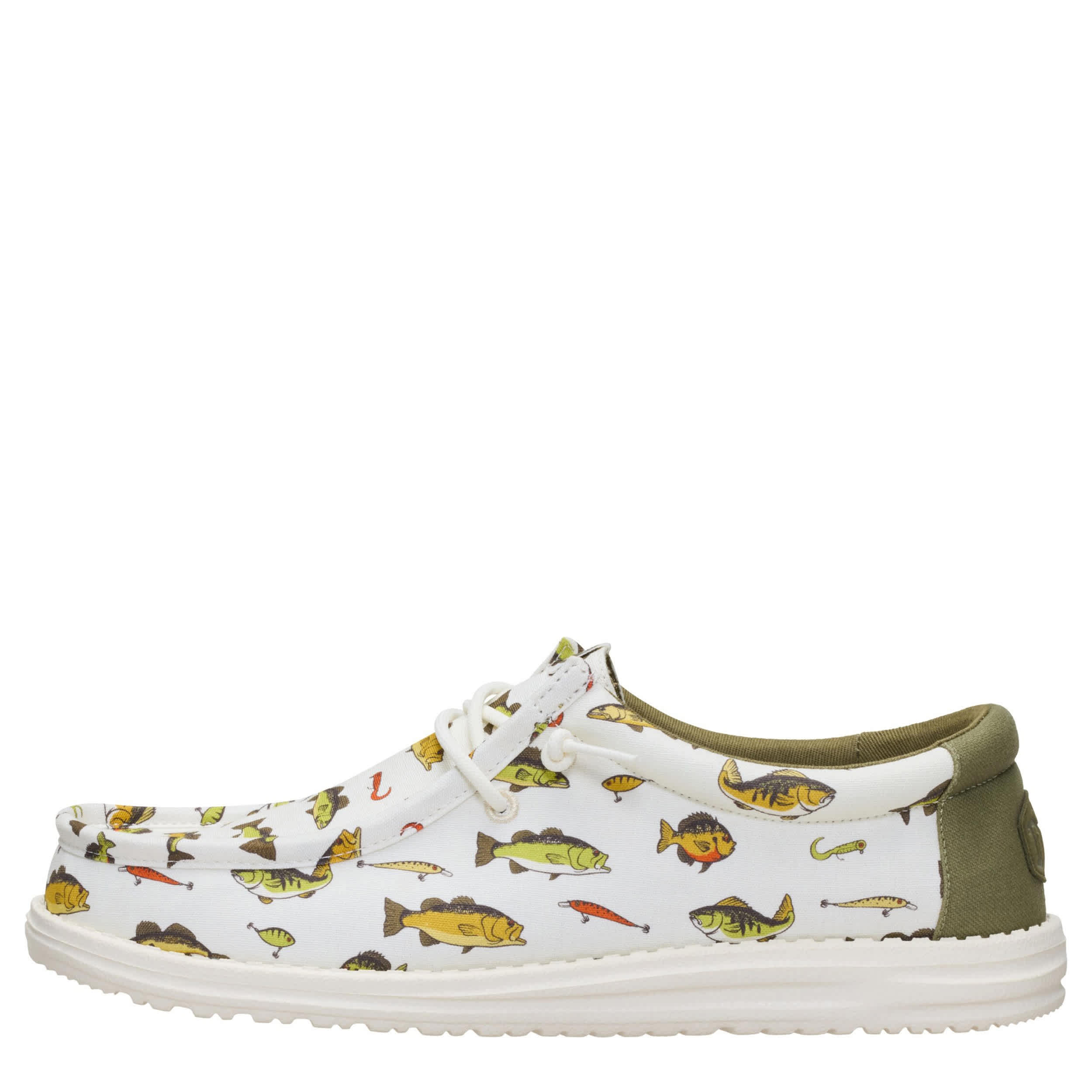HEYDUDE-MENS WALLY SLIP ON SNEAKER-NEUTRAL & 