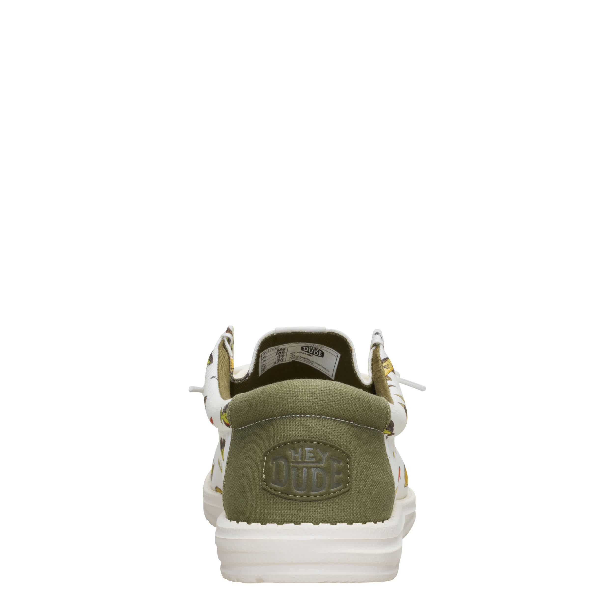 HEYDUDE-MENS WALLY SLIP ON SNEAKER-NEUTRAL & 