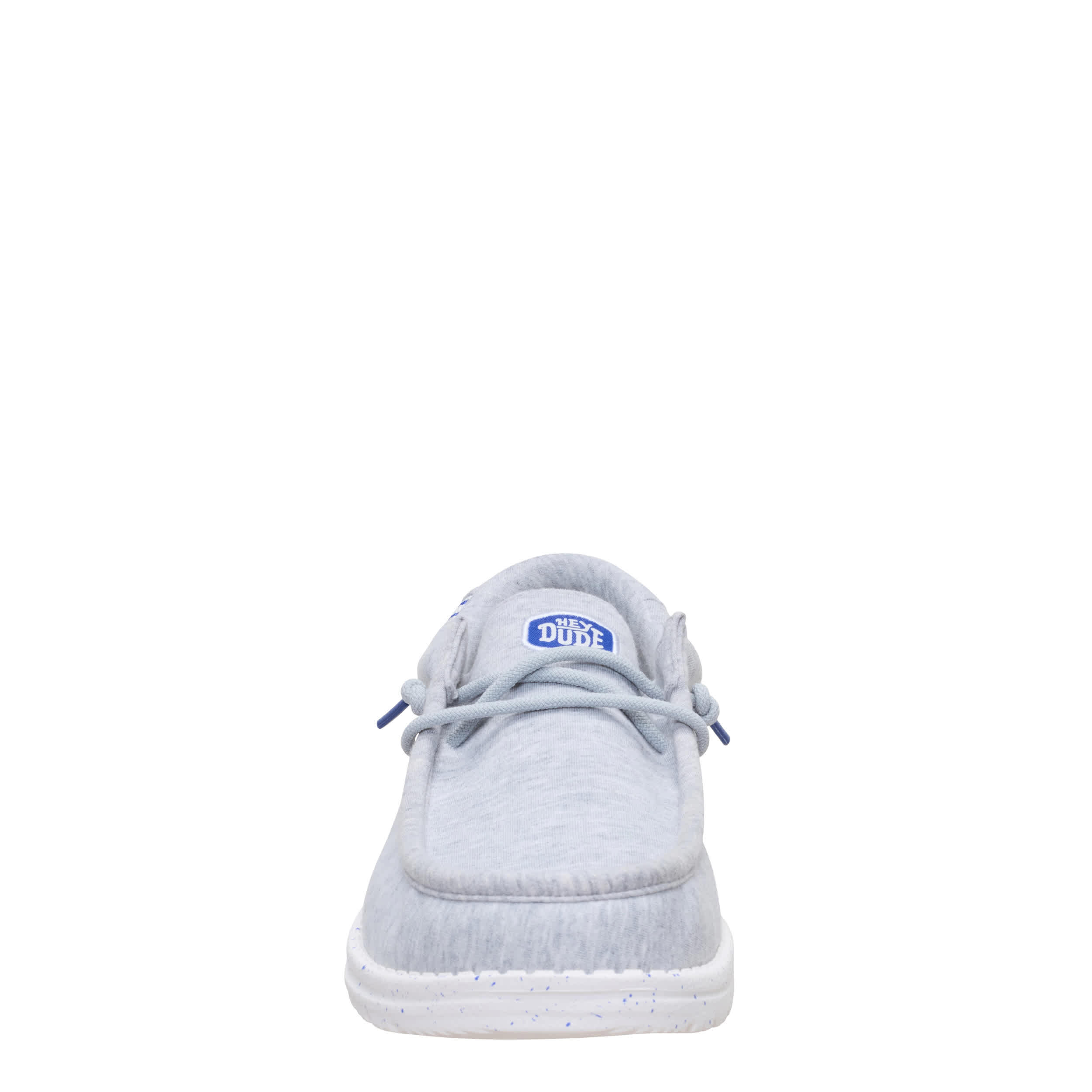 HEYDUDE-MENS WALLY SLIP ON SNEAKER-GREY & 