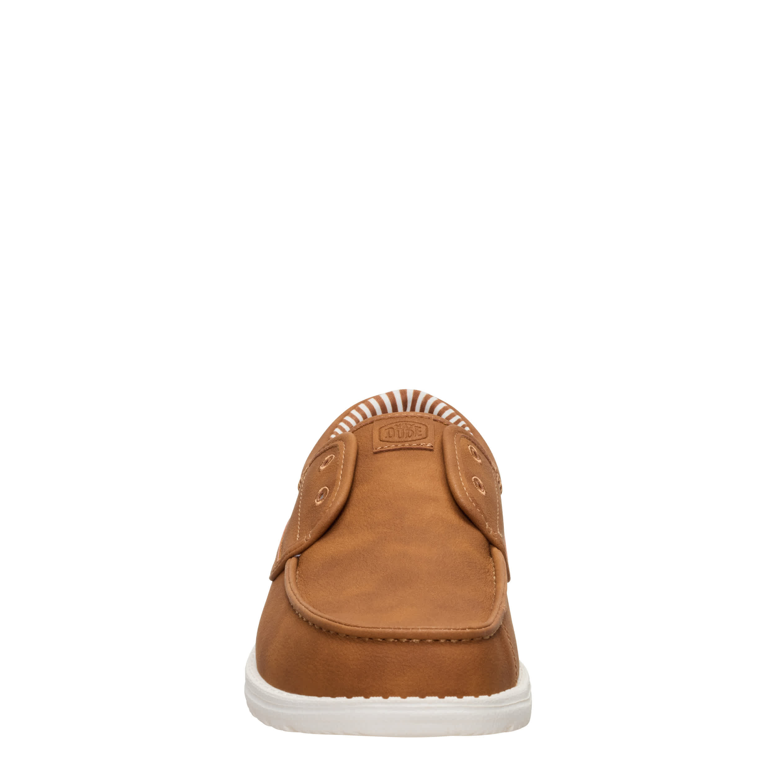 HEYDUDE-MENS WALLY CRU SLIP ON SNEAKER-BROWN & 