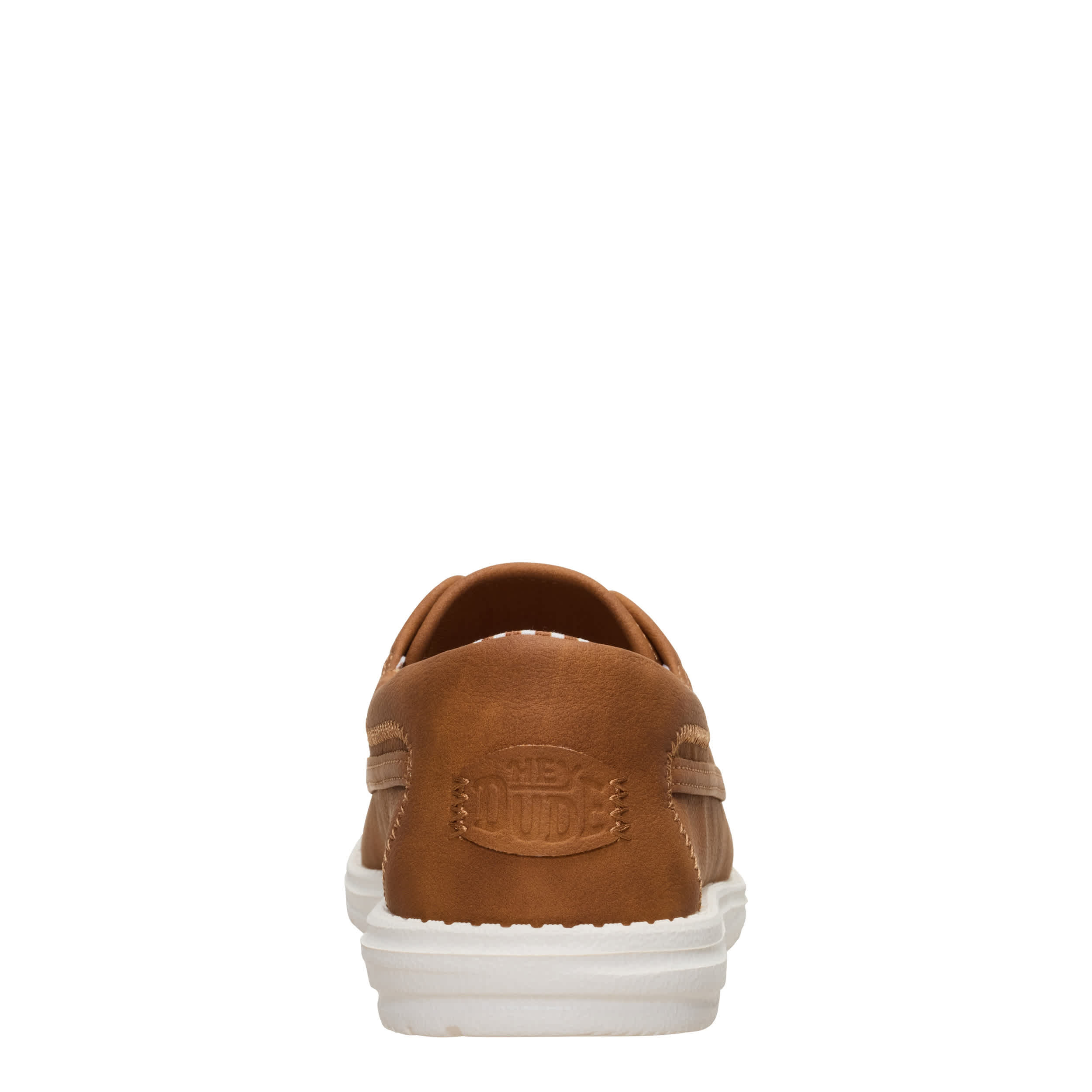 HEYDUDE-MENS WALLY CRU SLIP ON SNEAKER-BROWN & 