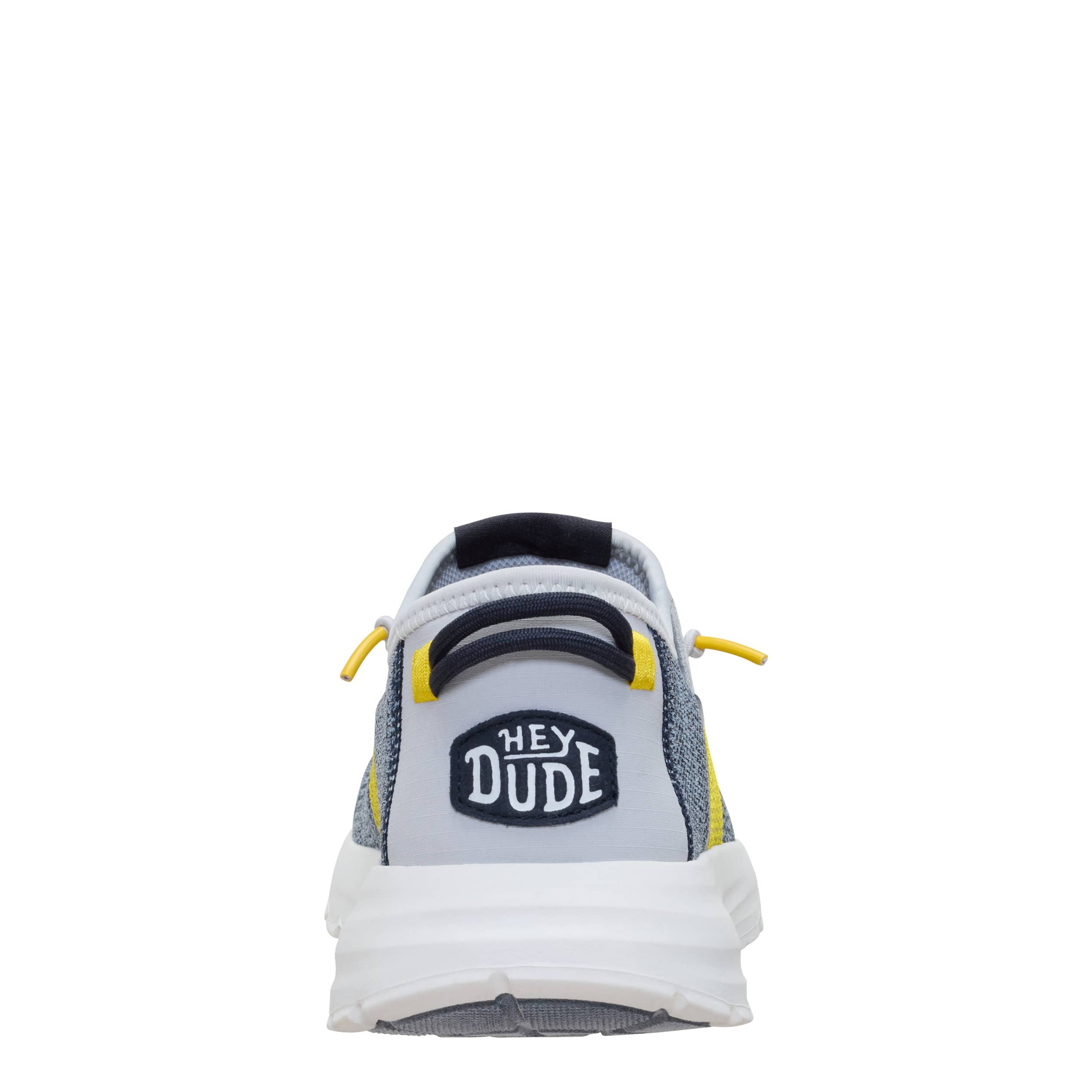 HEYDUDE-MENS SIROCCO STRETCH SOX SLIP ON SNEAKER-BLUE & 