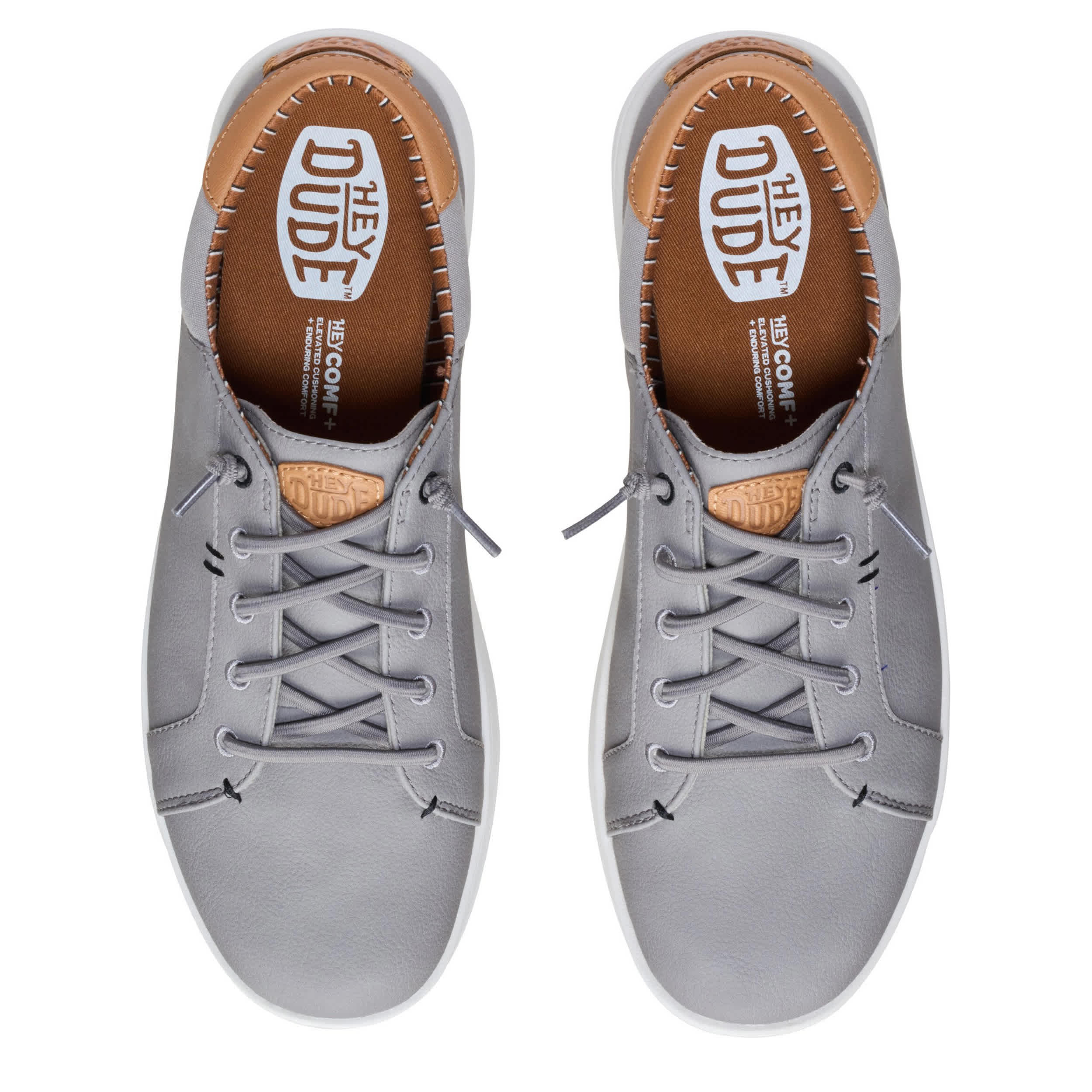 HEYDUDE-MENS PAUL PRO CLASSIC SNEAKER-GREY & 