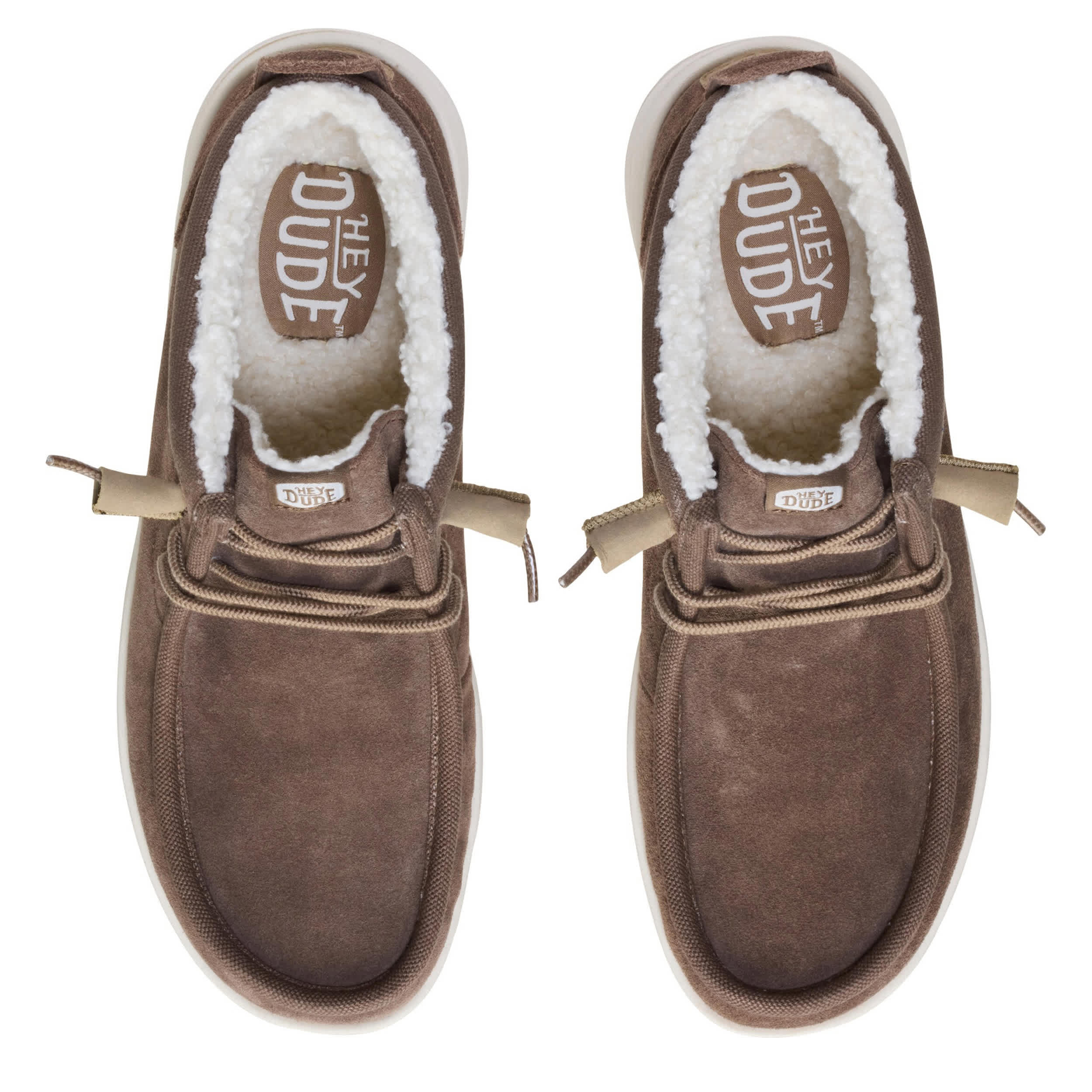 HEYDUDE-MENS WALLY MID GRIPR SNEAKER BOOT-BROWN & 