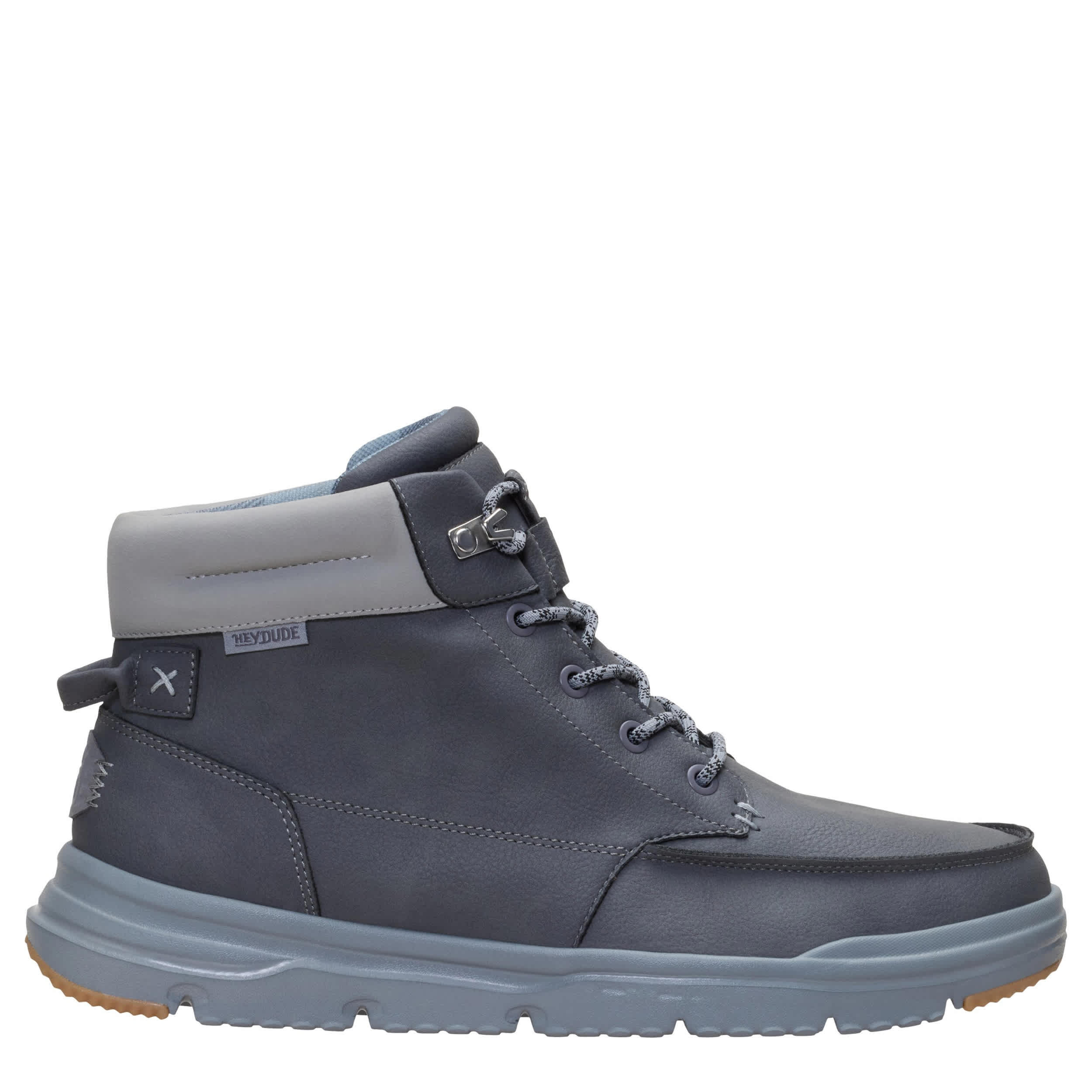 HEYDUDE-MENS BRADLEY II SNEAKER BOOT-GREY & 