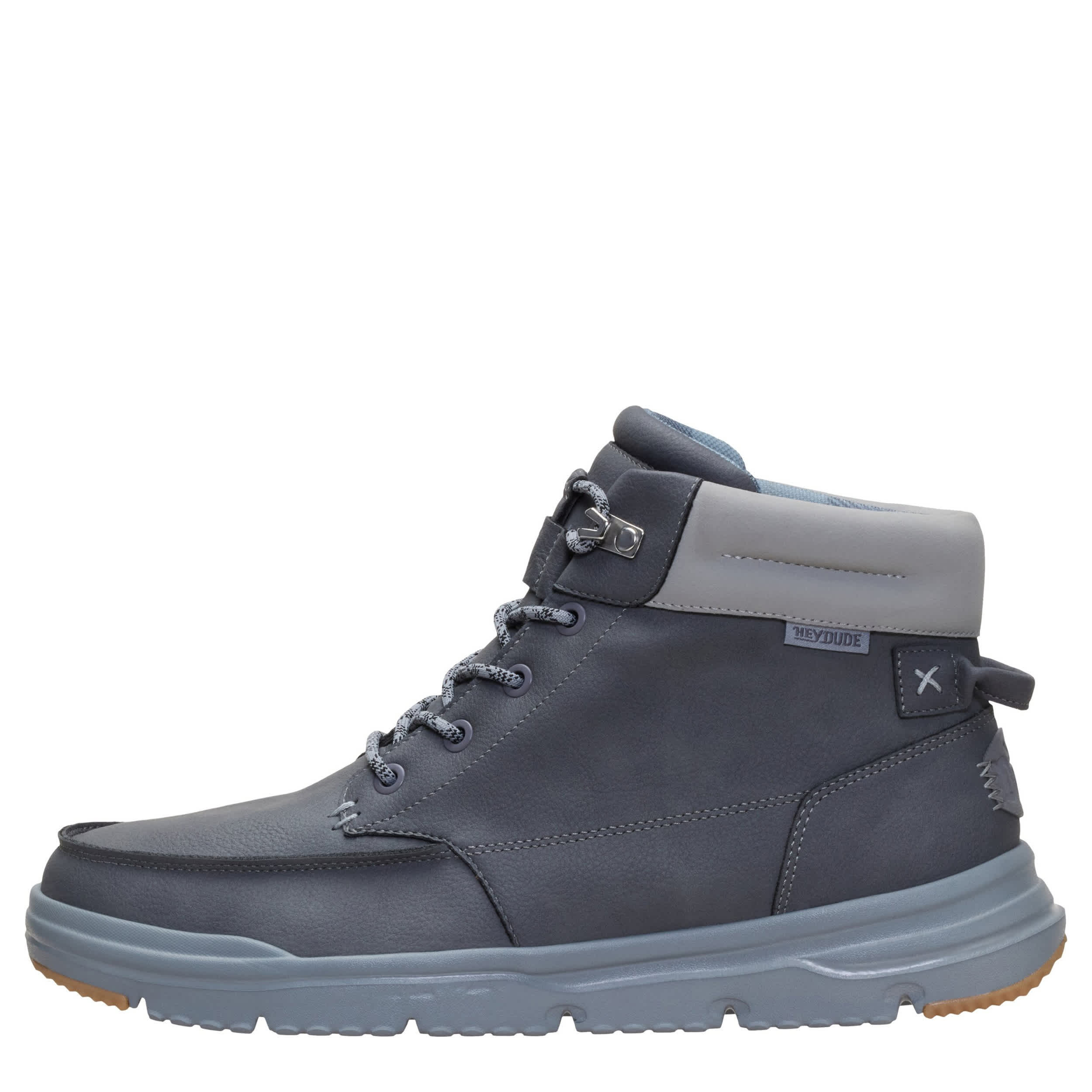 HEYDUDE-MENS BRADLEY II SNEAKER BOOT-GREY & 