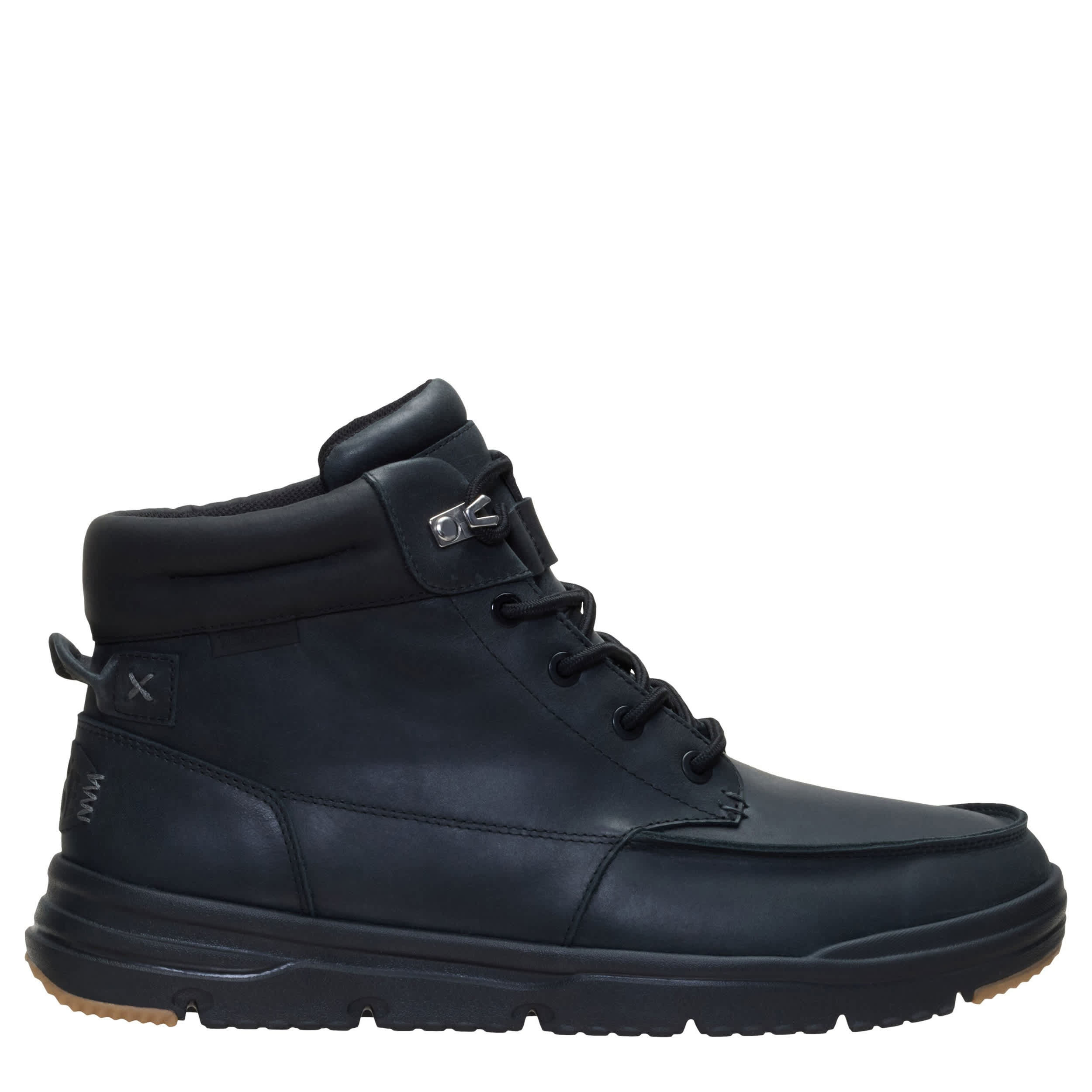 HEYDUDE-MENS BRADLEY II SNEAKER BOOT-BLACK & 