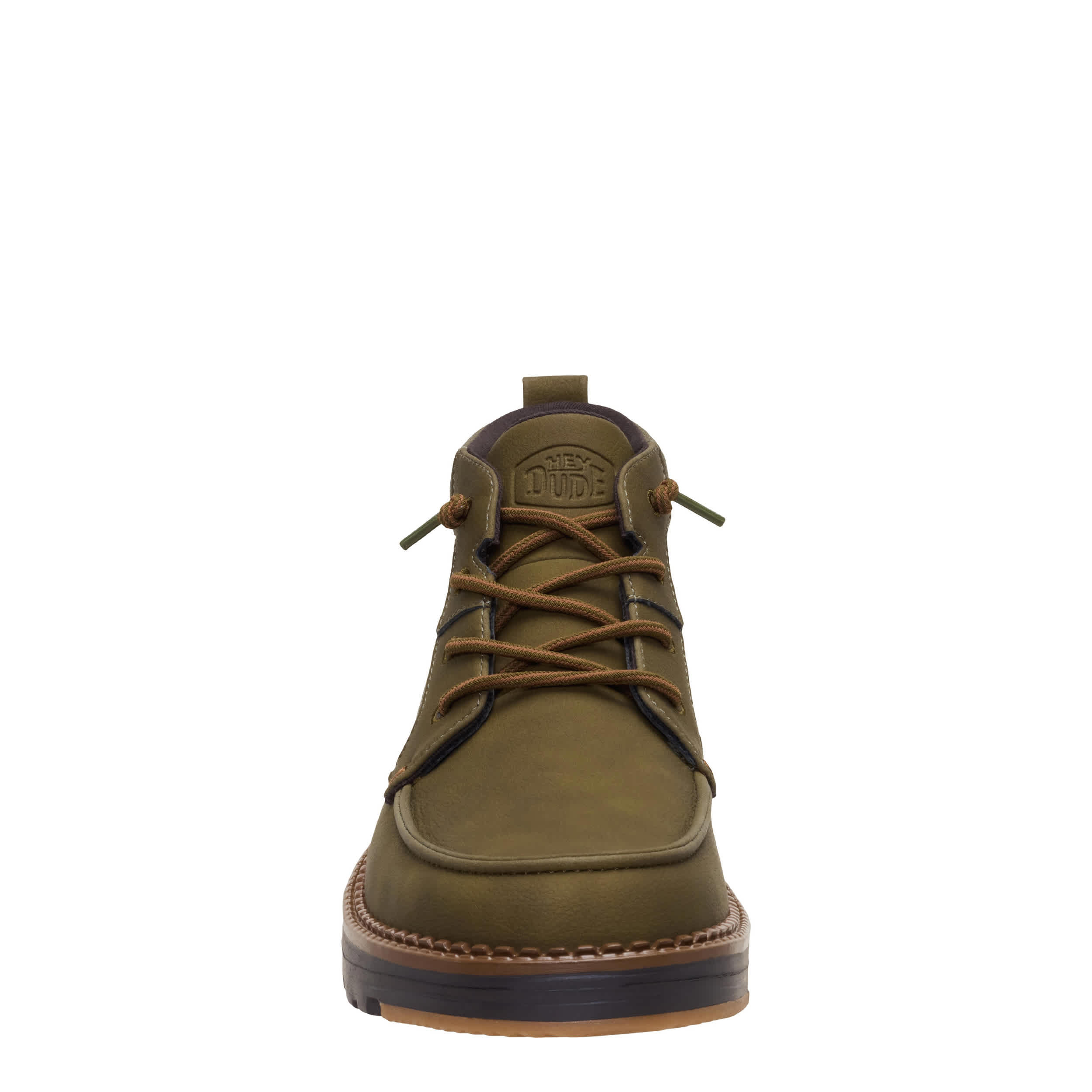 HEYDUDE-MENS FLINT CHUKKA BOOT-GREEN & 
