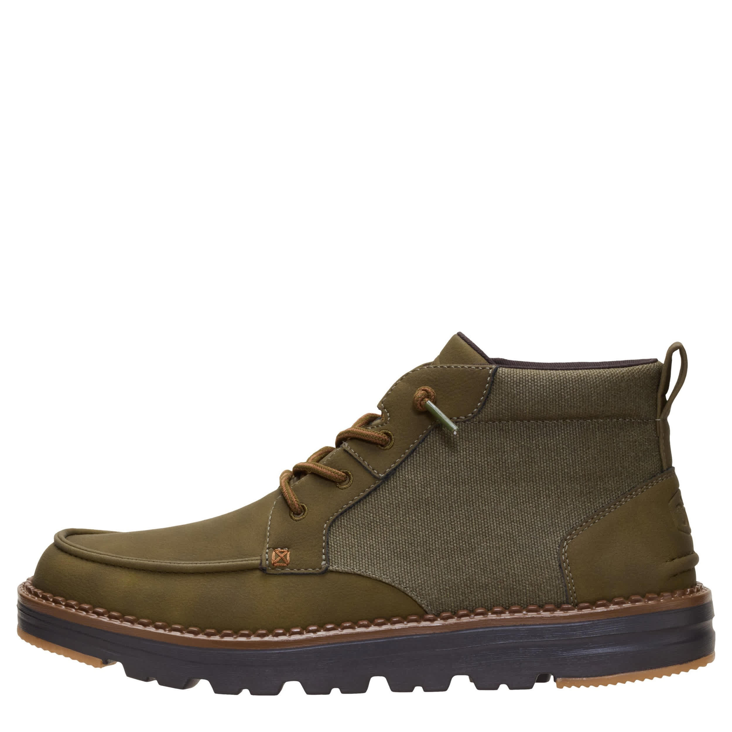 HEYDUDE-MENS FLINT CHUKKA BOOT-GREEN & 