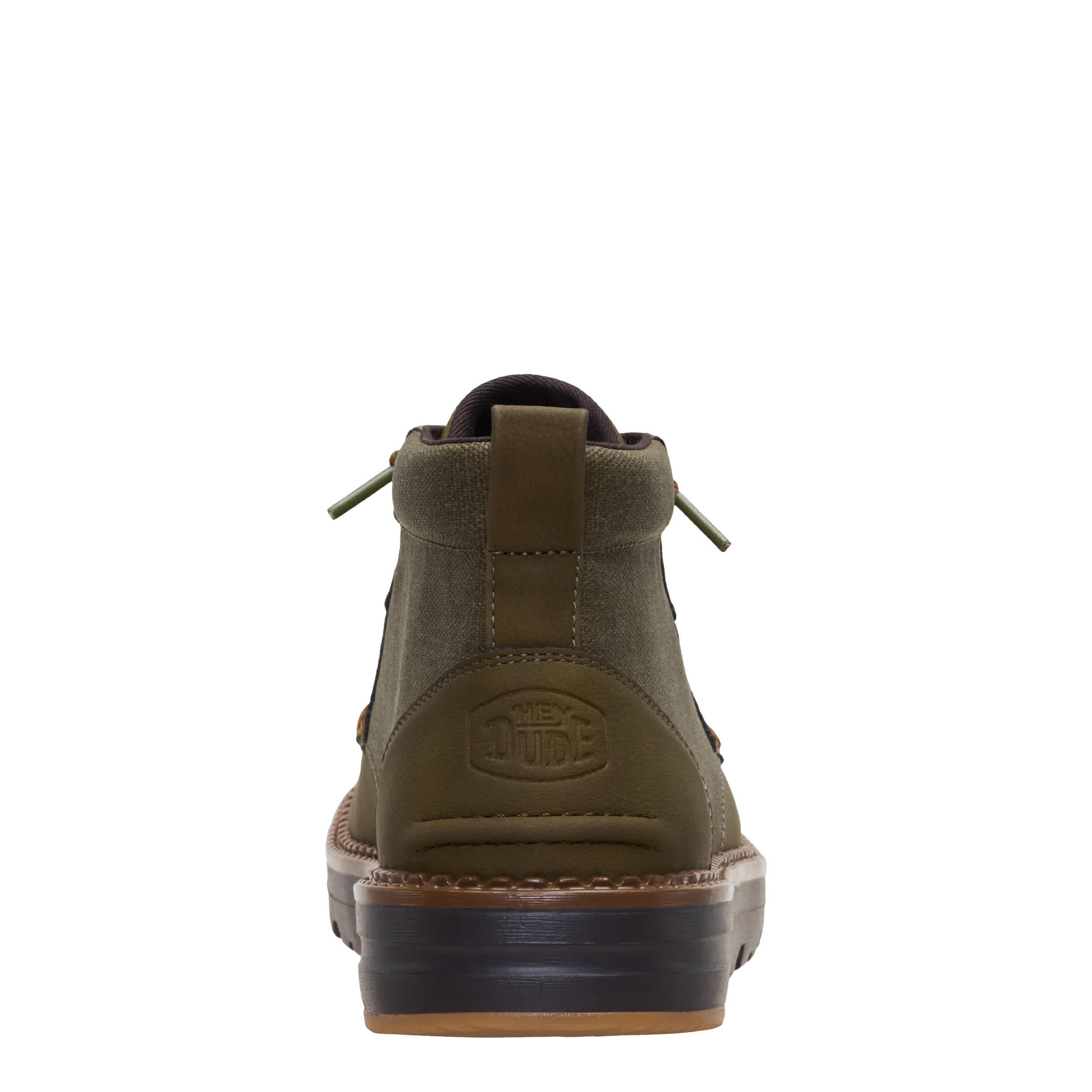HEYDUDE-MENS FLINT CHUKKA BOOT-GREEN & 