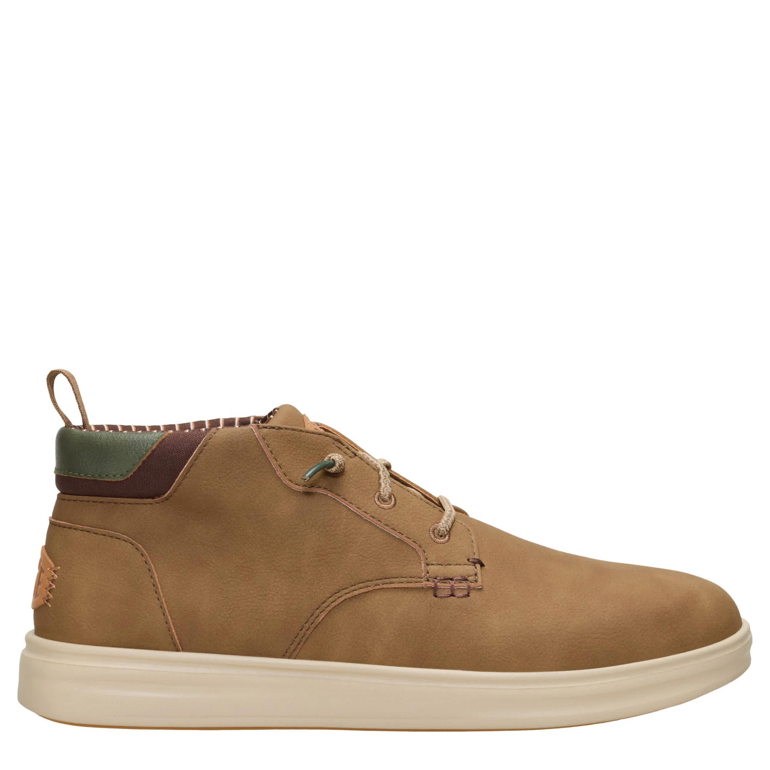 HEYDUDE-MENS PAUL PRO MID SNEAKER BOOT-BROWN & 