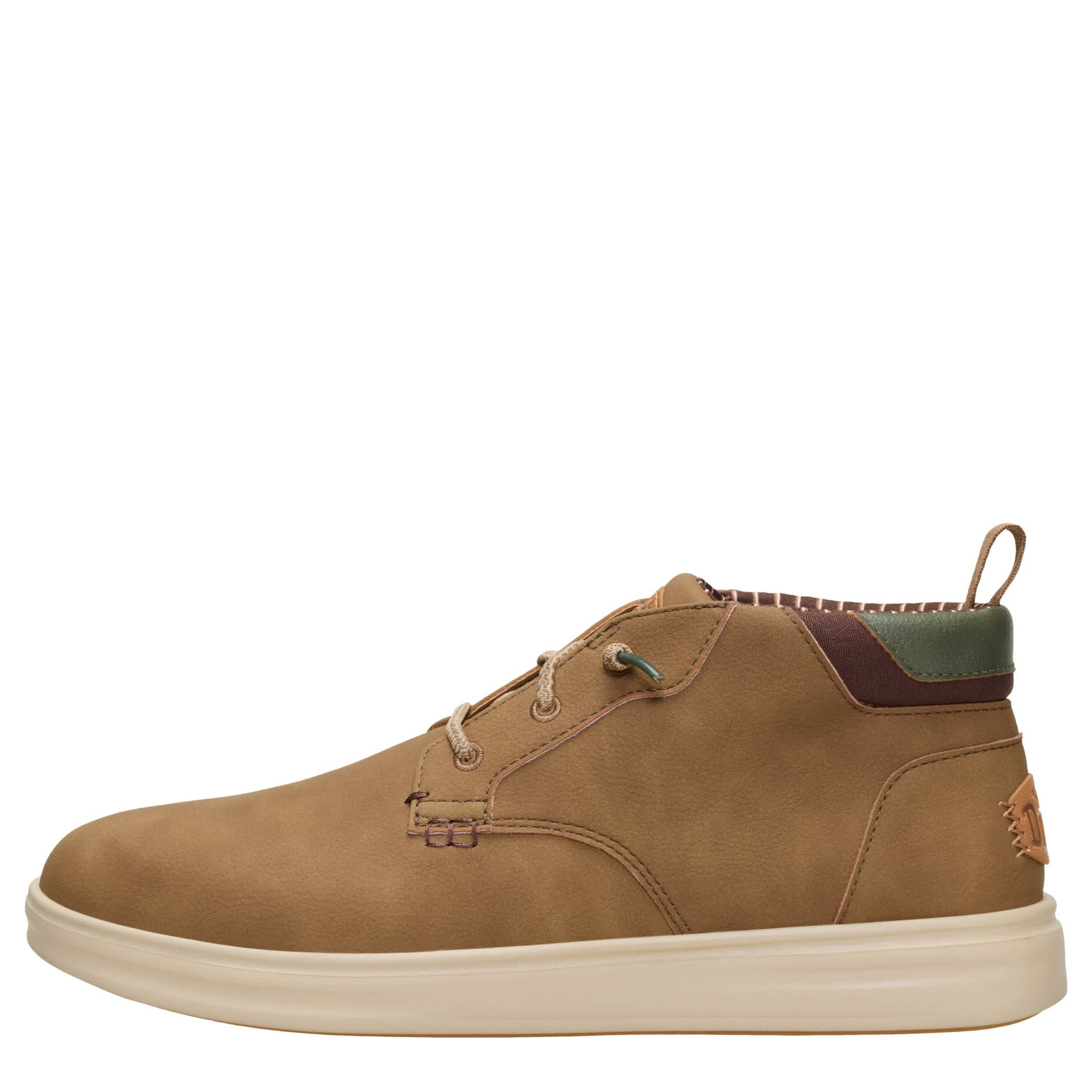 HEYDUDE-MENS PAUL PRO MID SNEAKER BOOT-BROWN & 