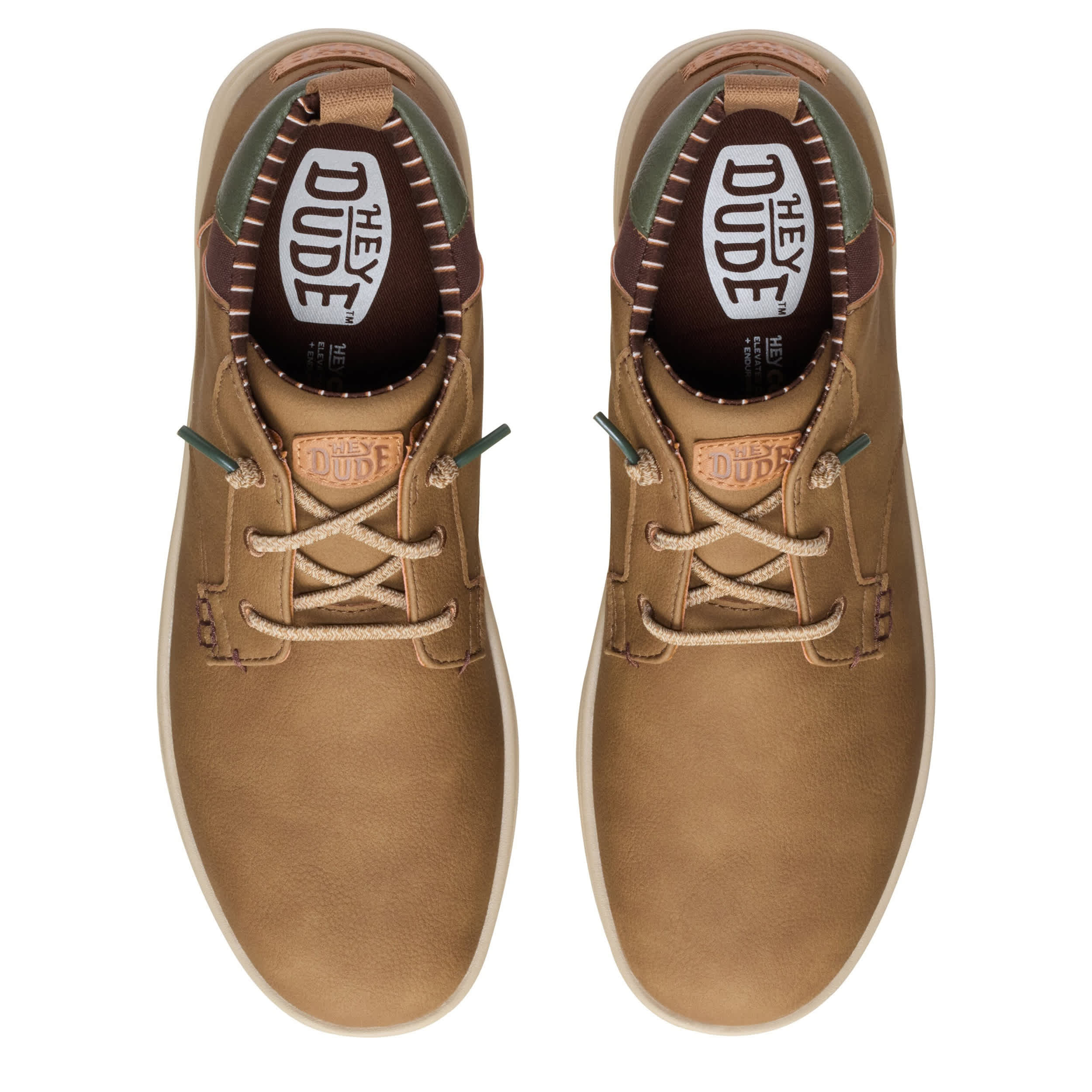 HEYDUDE-MENS PAUL PRO MID SNEAKER BOOT-BROWN & 