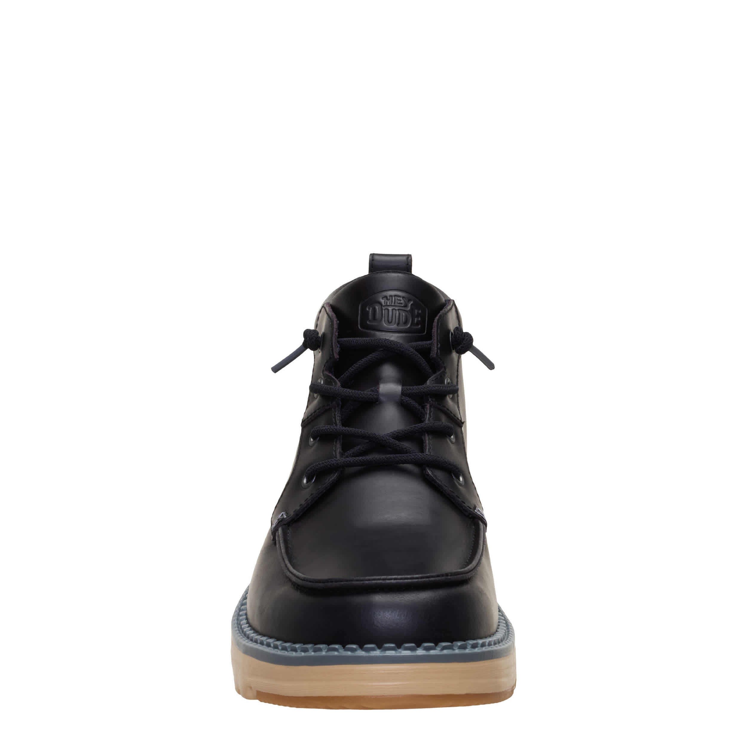 HEYDUDE-MENS FLINT CHUKKA BOOT-BLACK & 