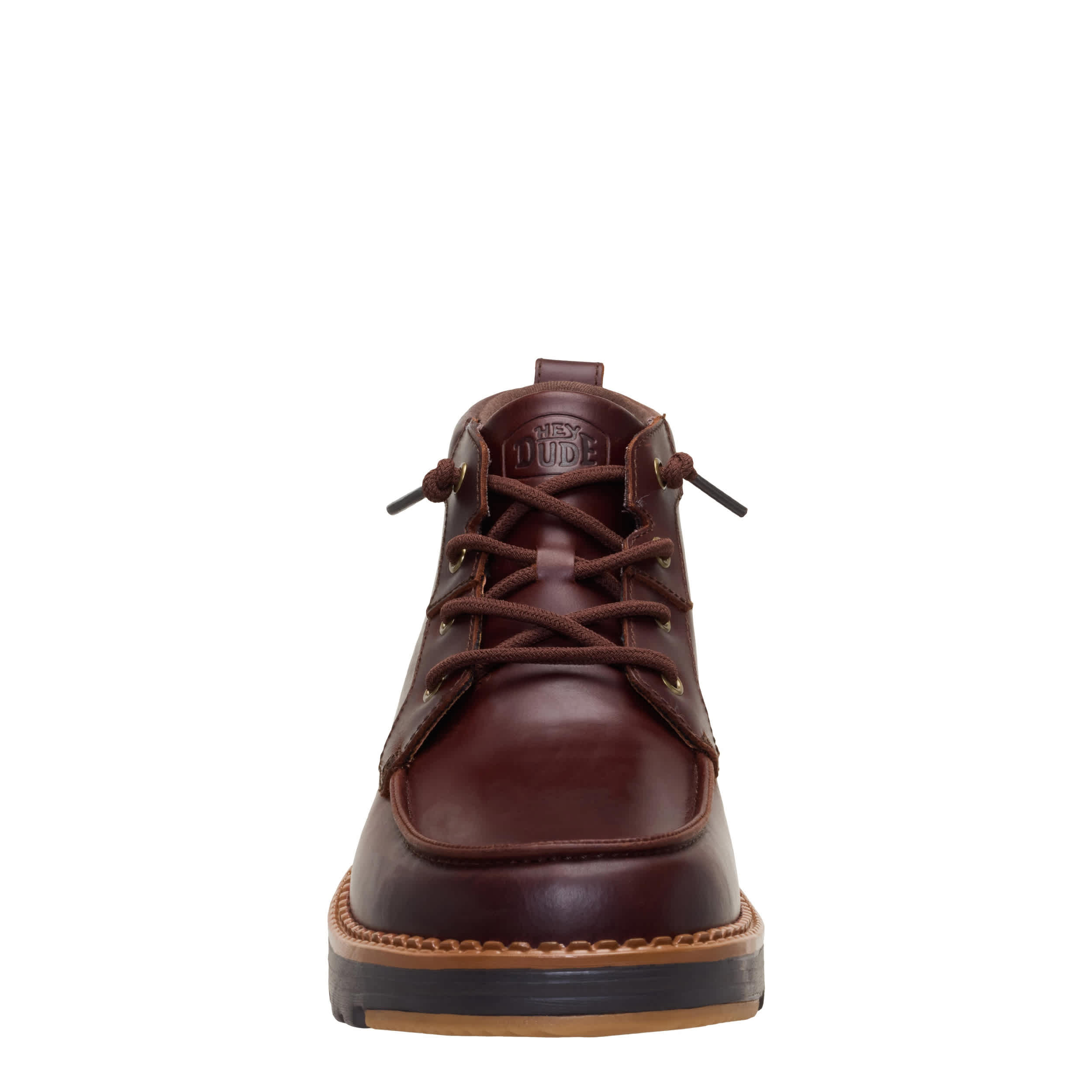HEYDUDE-MENS FLINT CHUKKA BOOT-BROWN & 