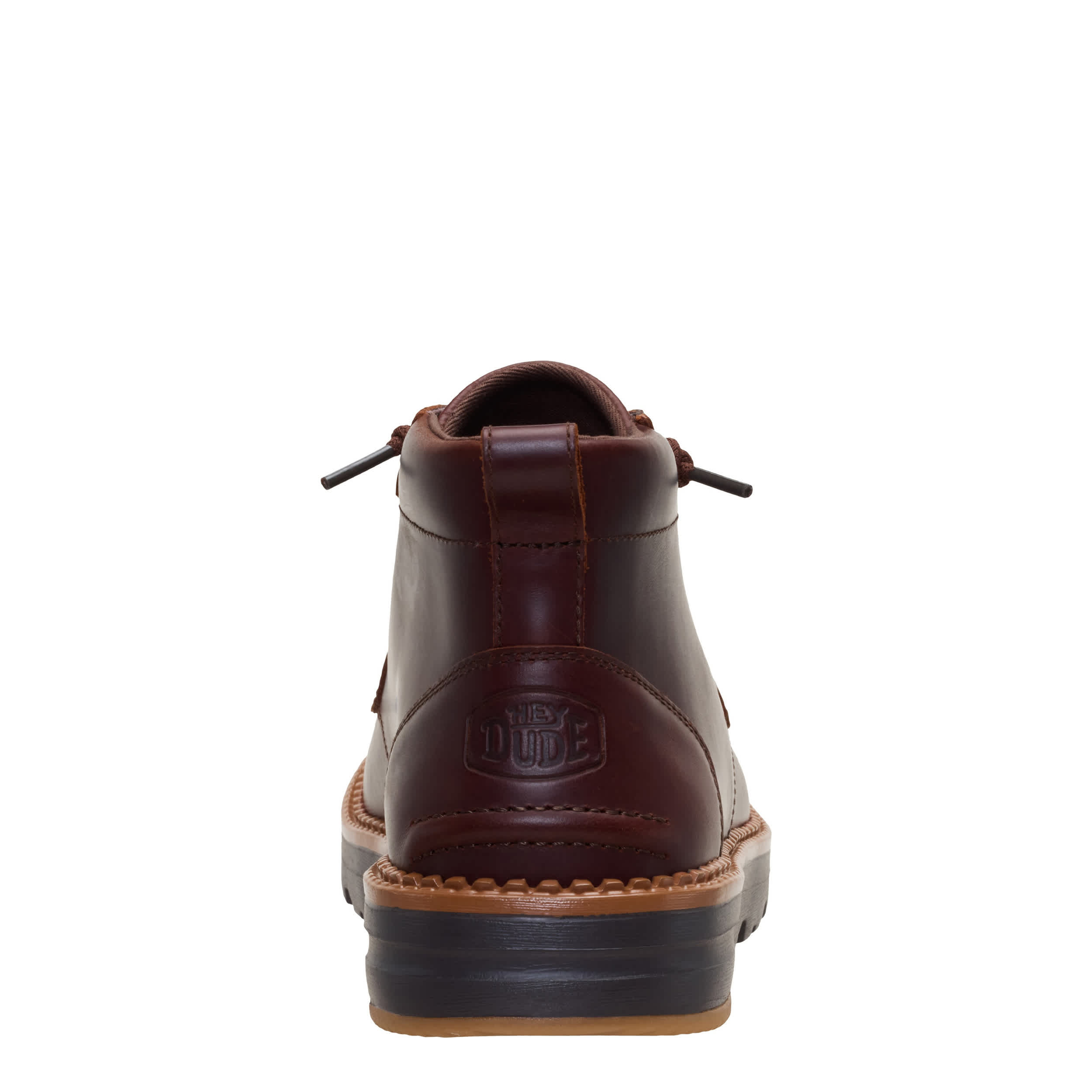 HEYDUDE-MENS FLINT CHUKKA BOOT-BROWN & 