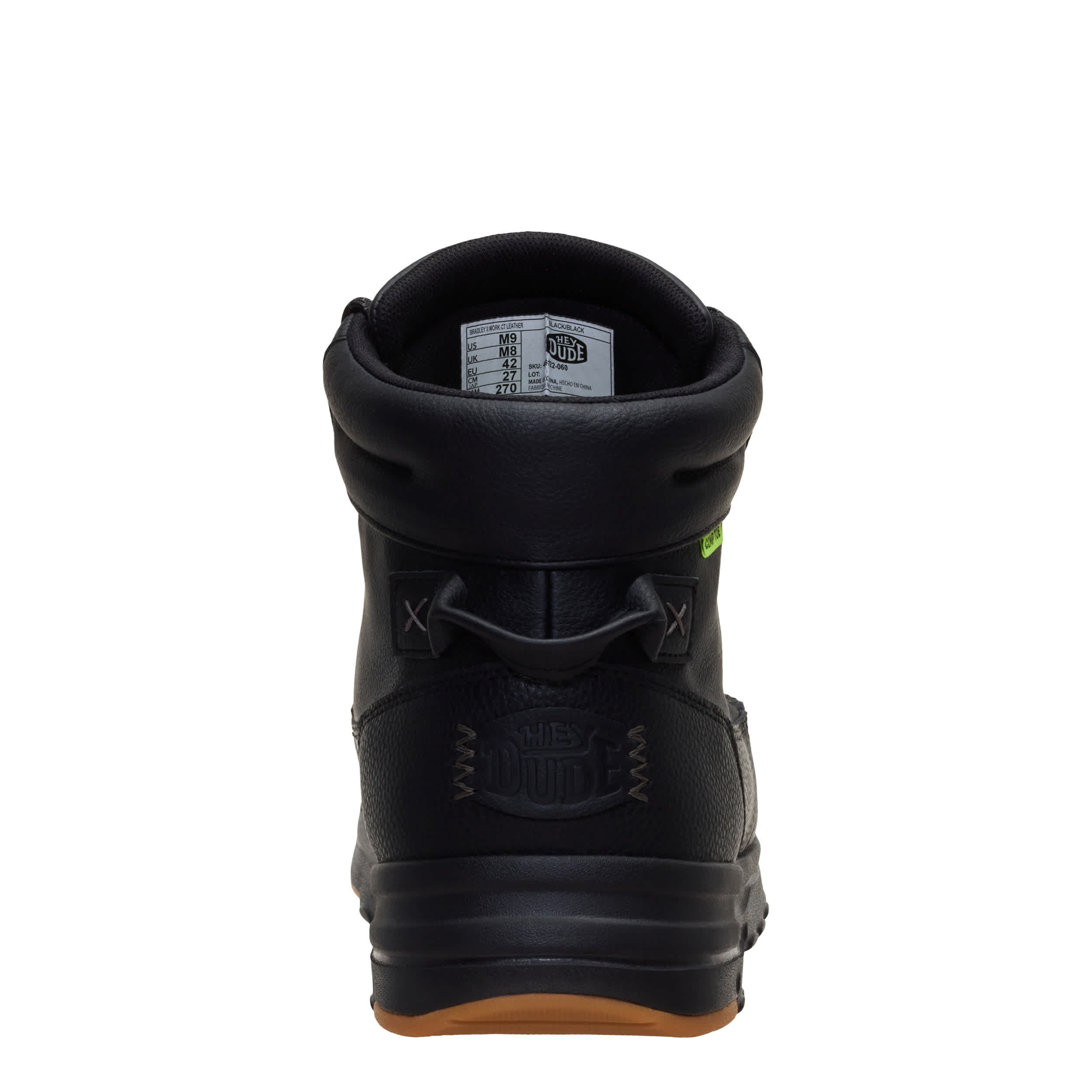 HEYDUDE-MENS BRADLEY II WORK CT BOOT-BLACK & 