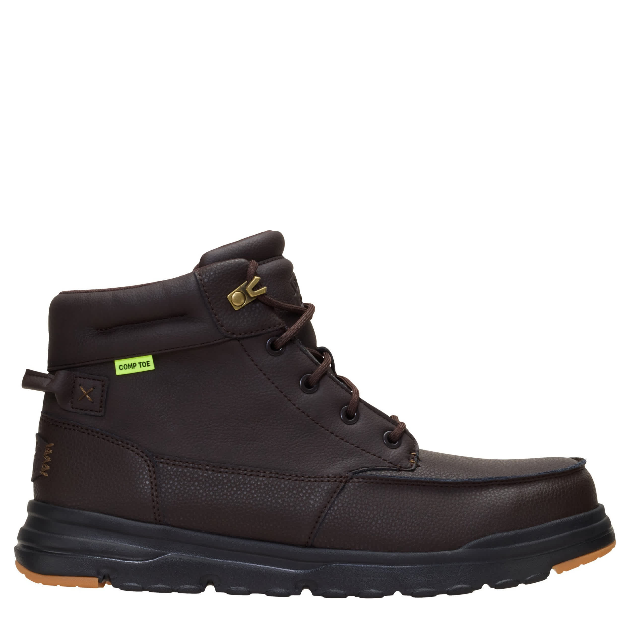 HEYDUDE-MENS BRADLEY II WORK CT BOOT-BROWN & 