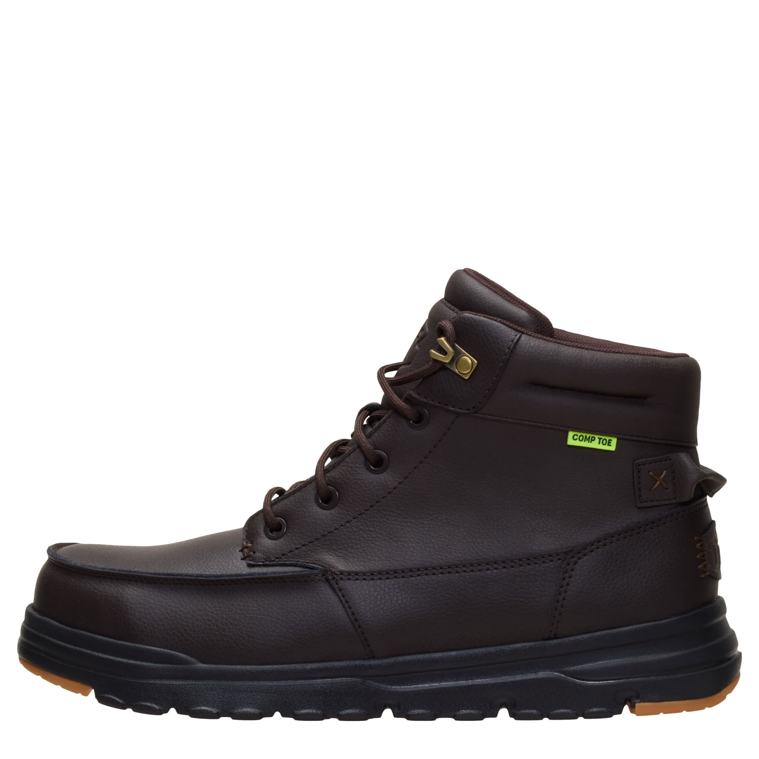 HEYDUDE-MENS BRADLEY II WORK CT BOOT-BROWN & 