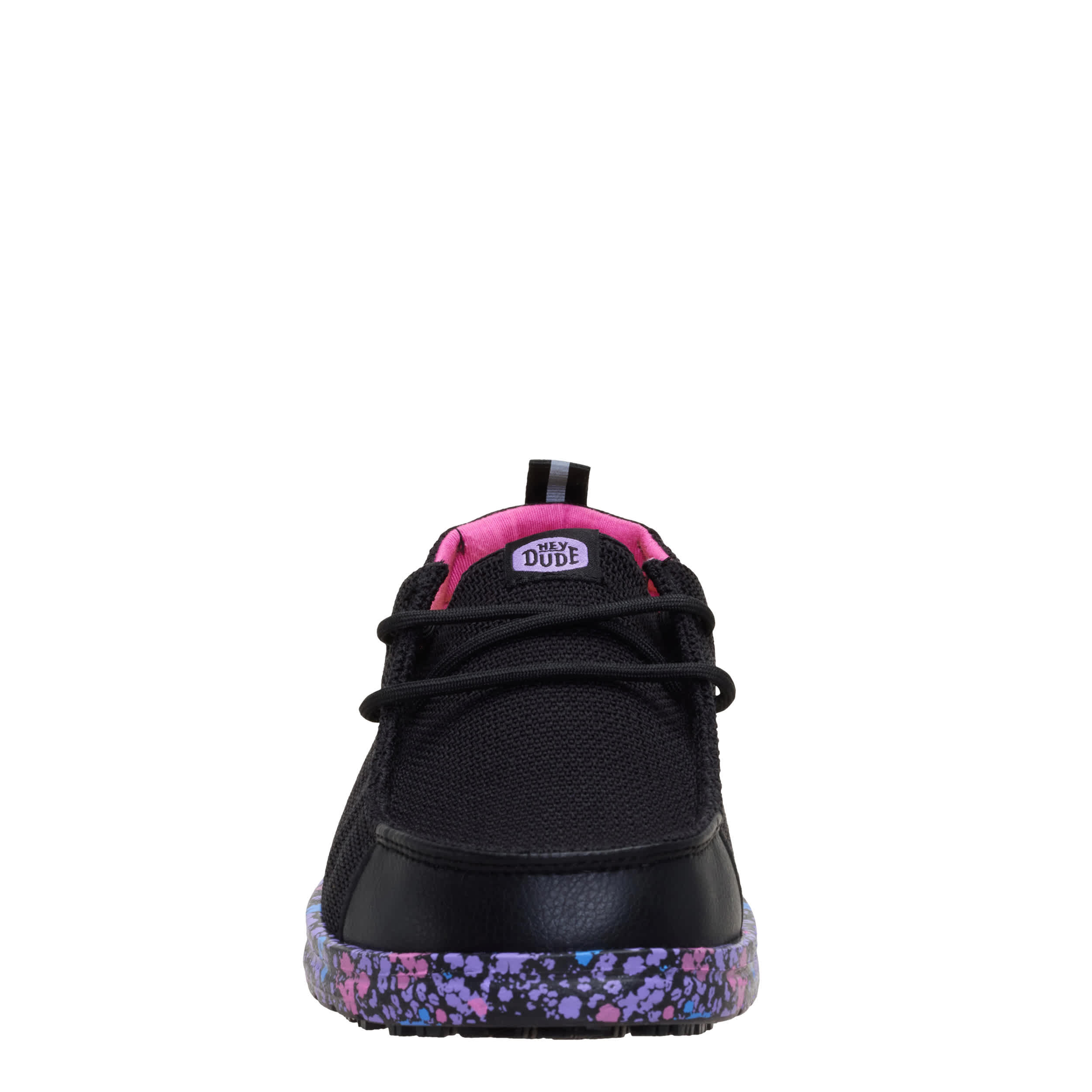 HEYDUDE-WOMENS WENDY WORK CE SHOE-BLACK & 