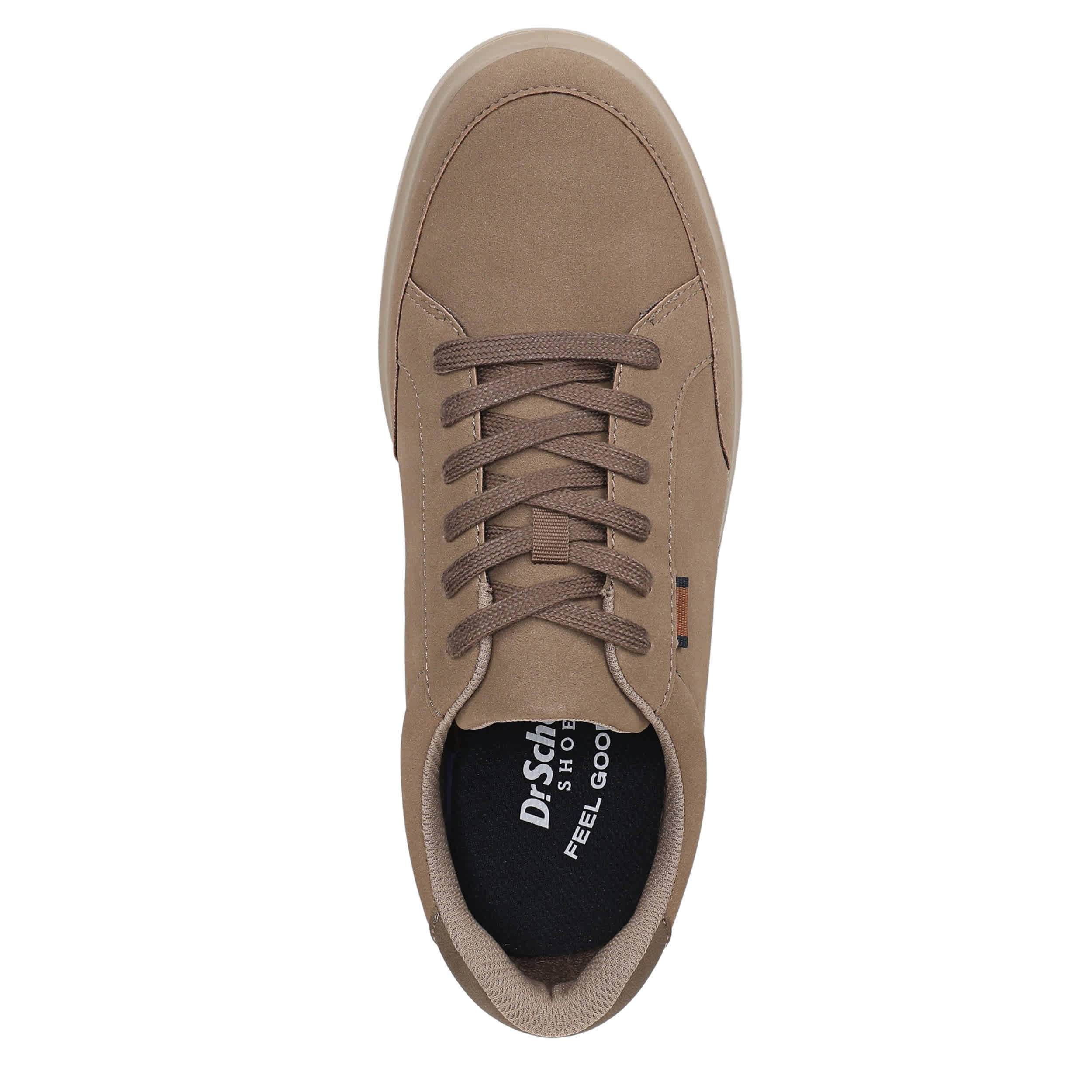 DR. SCHOLL'S-MENS CITY CLOUD LACE SNEAKER-BROWN & 