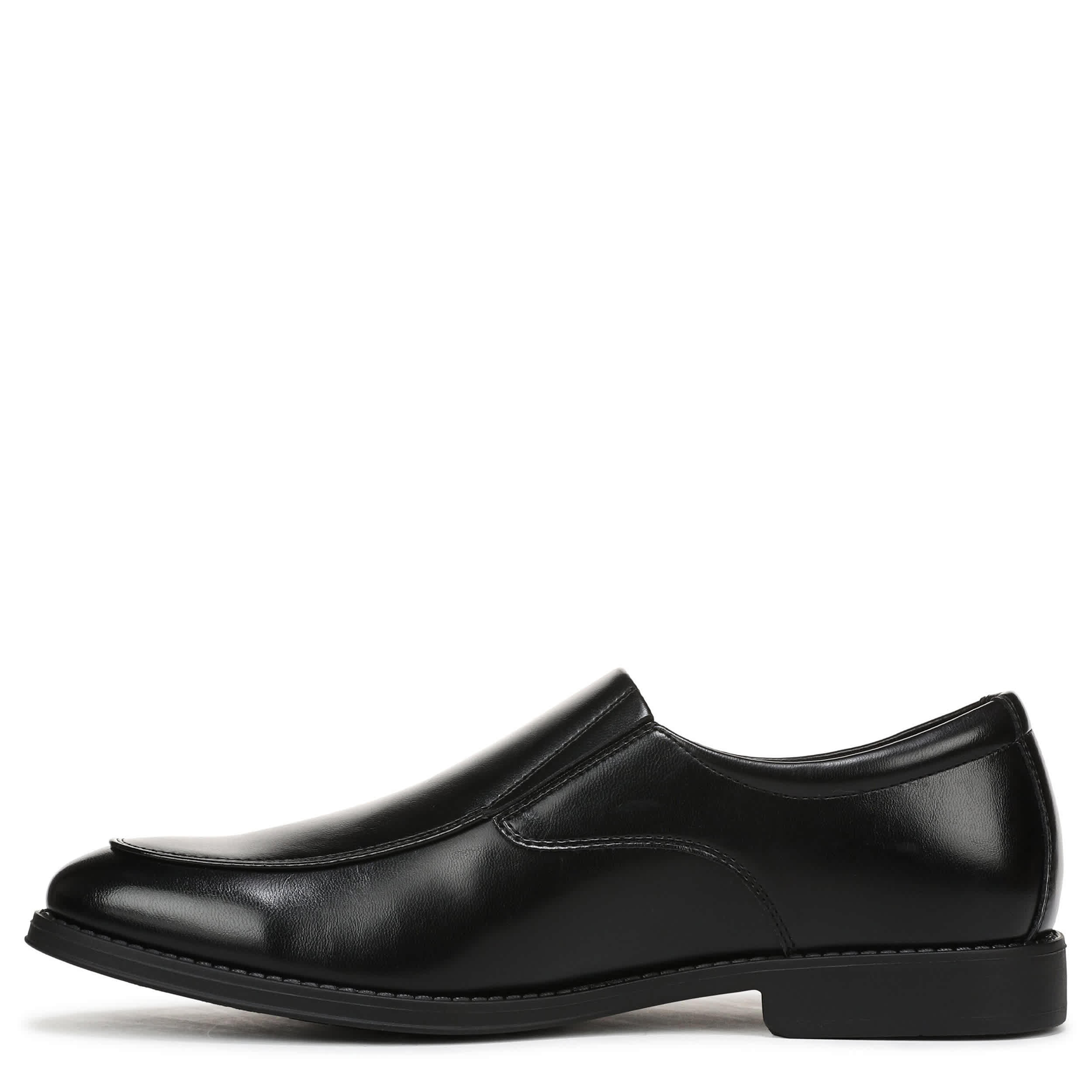 DR. SCHOLL'S-MENS STUART SLIP ON-BLACK & 