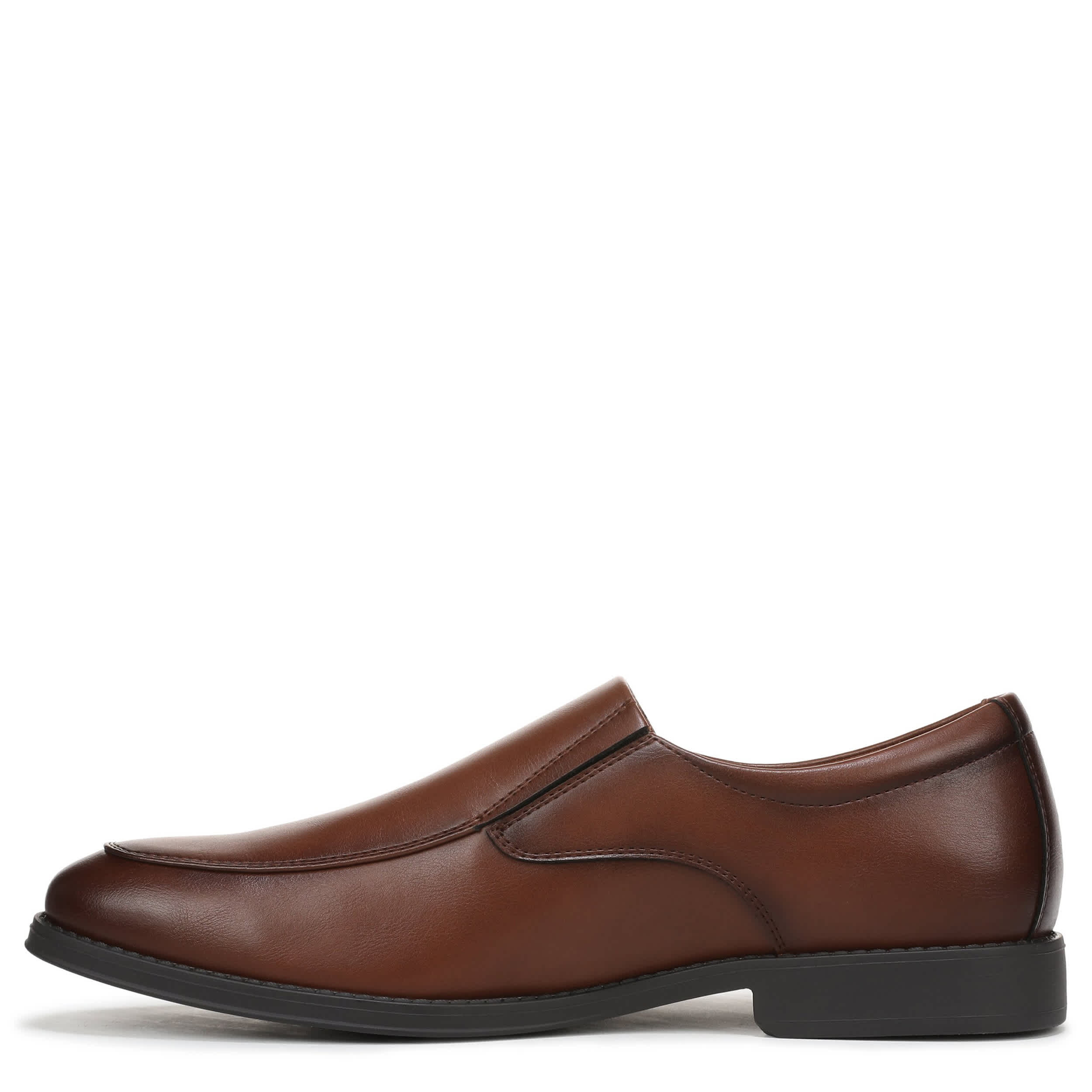 DR. SCHOLL'S-MENS STUART SLIP ON-DARK TAN & 