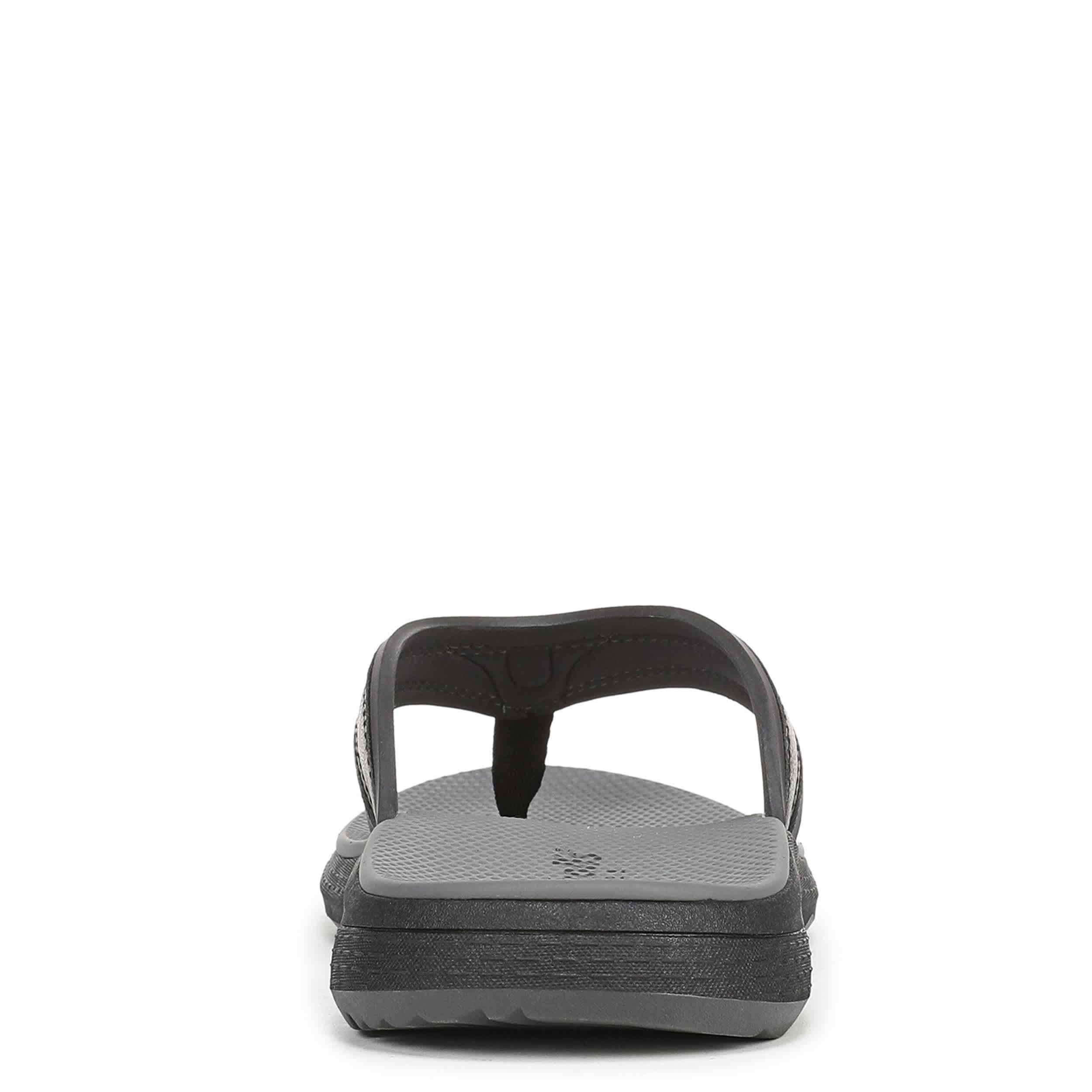 DR. SCHOLL'S-MENS DONNAR 2.0 FLIP FLOP SANDAL-BLACK & 