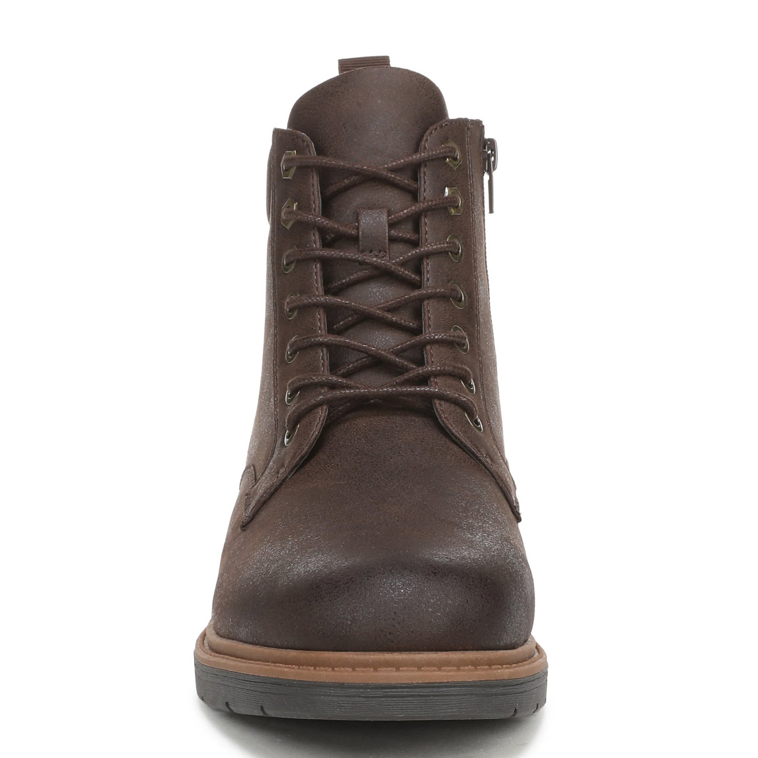 DR. SCHOLL'S-MENS AUGUST LACE-UP BOOT-DARK BROWN & 
