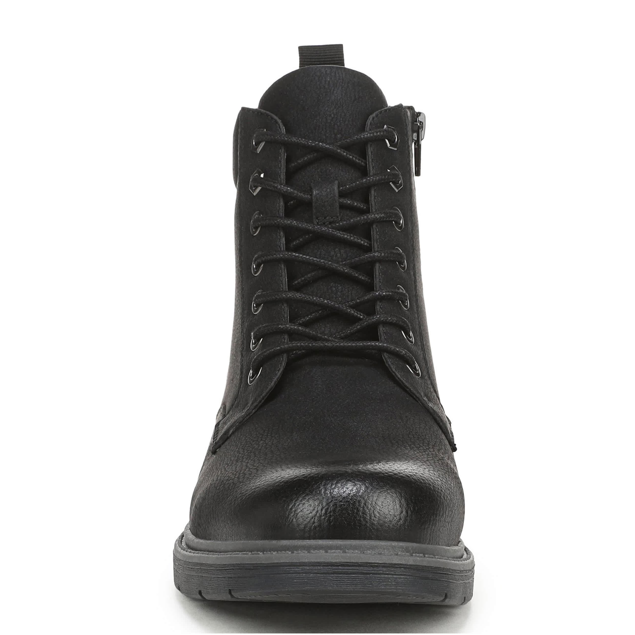 DR. SCHOLL'S-MENS AUGUST LACE-UP BOOT-BLACK & 