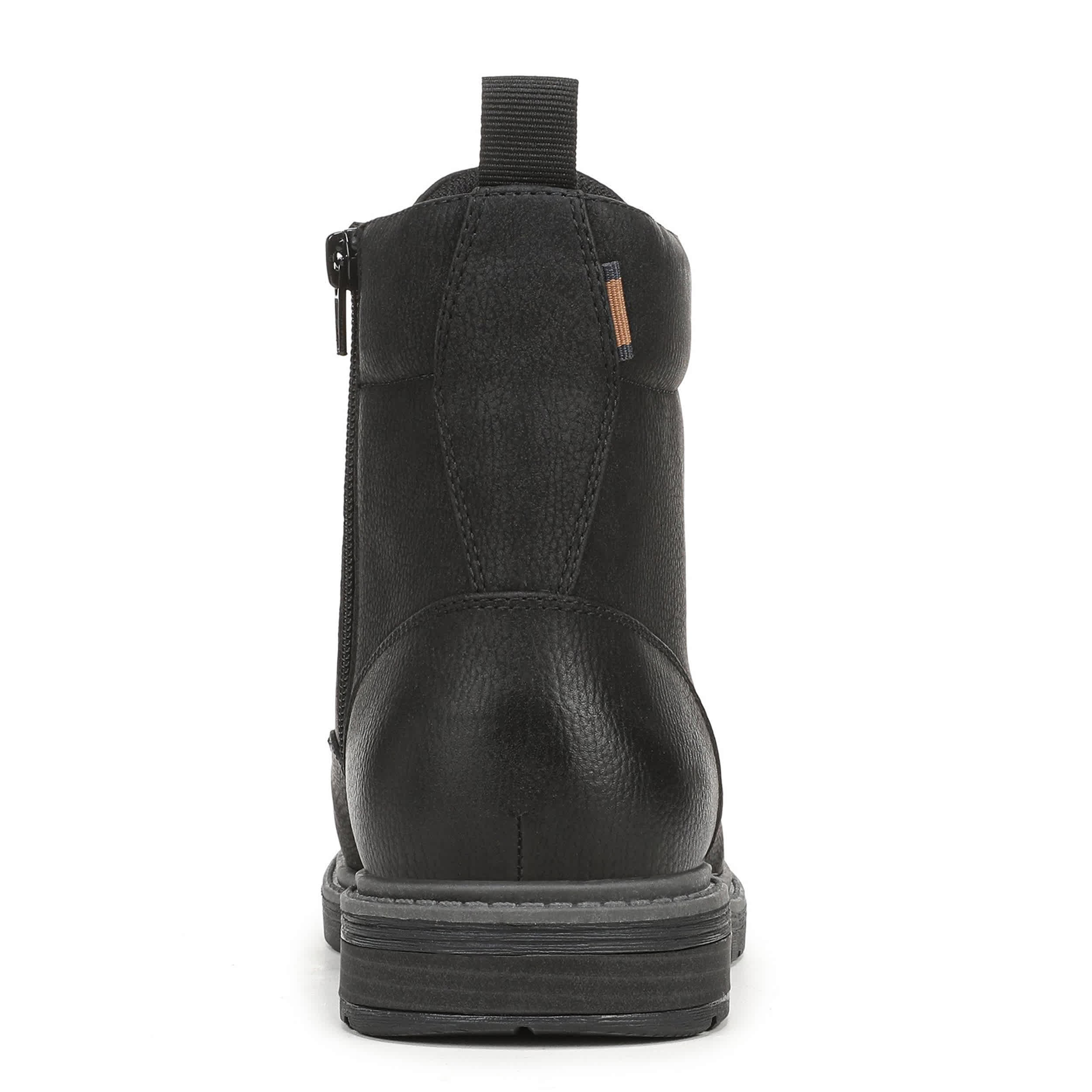 DR. SCHOLL'S-MENS AUGUST LACE-UP BOOT-BLACK & 