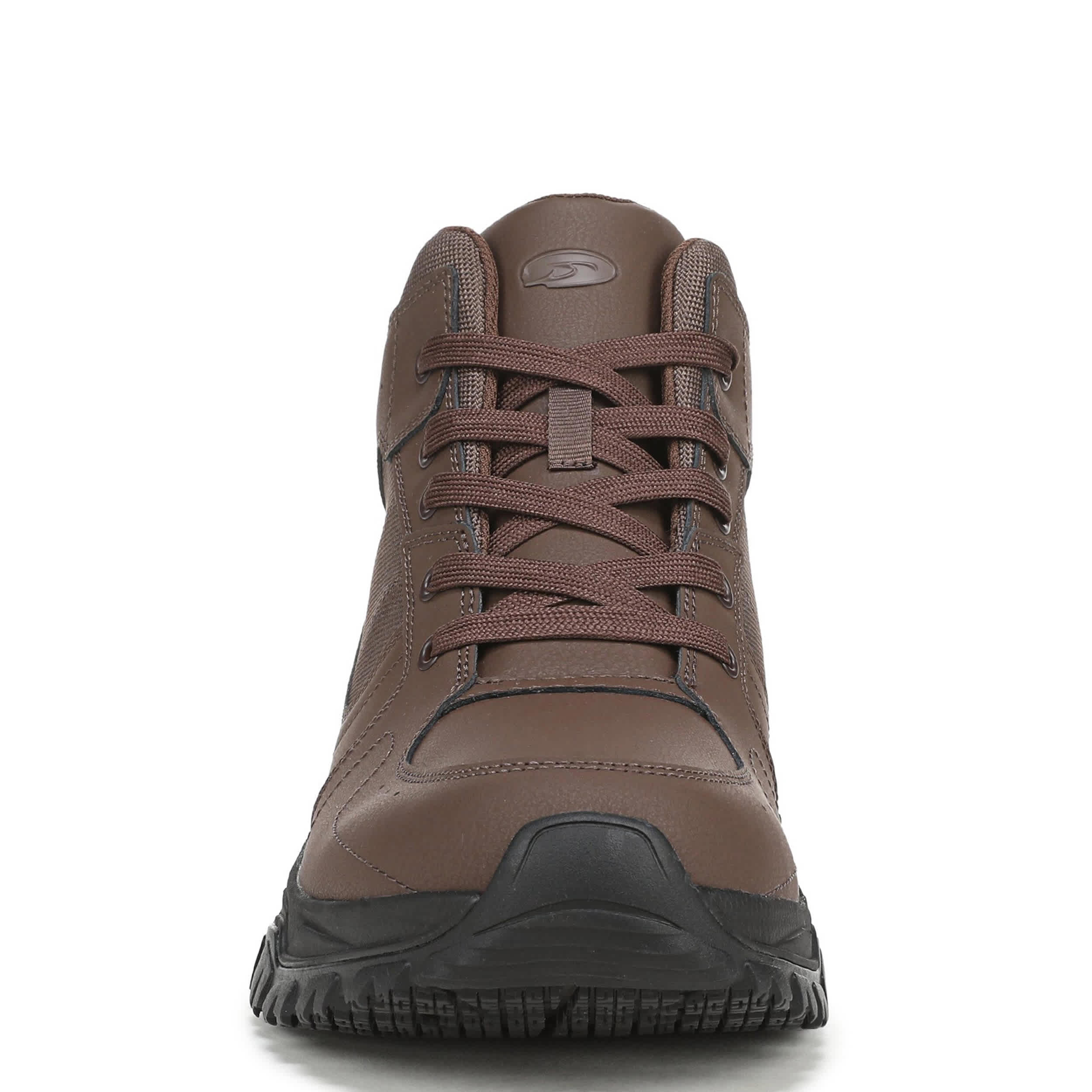 DR. SCHOLL'S-MENS BOULDER SLIP RESISTANT WORK BOOT-DARK BROWN & 