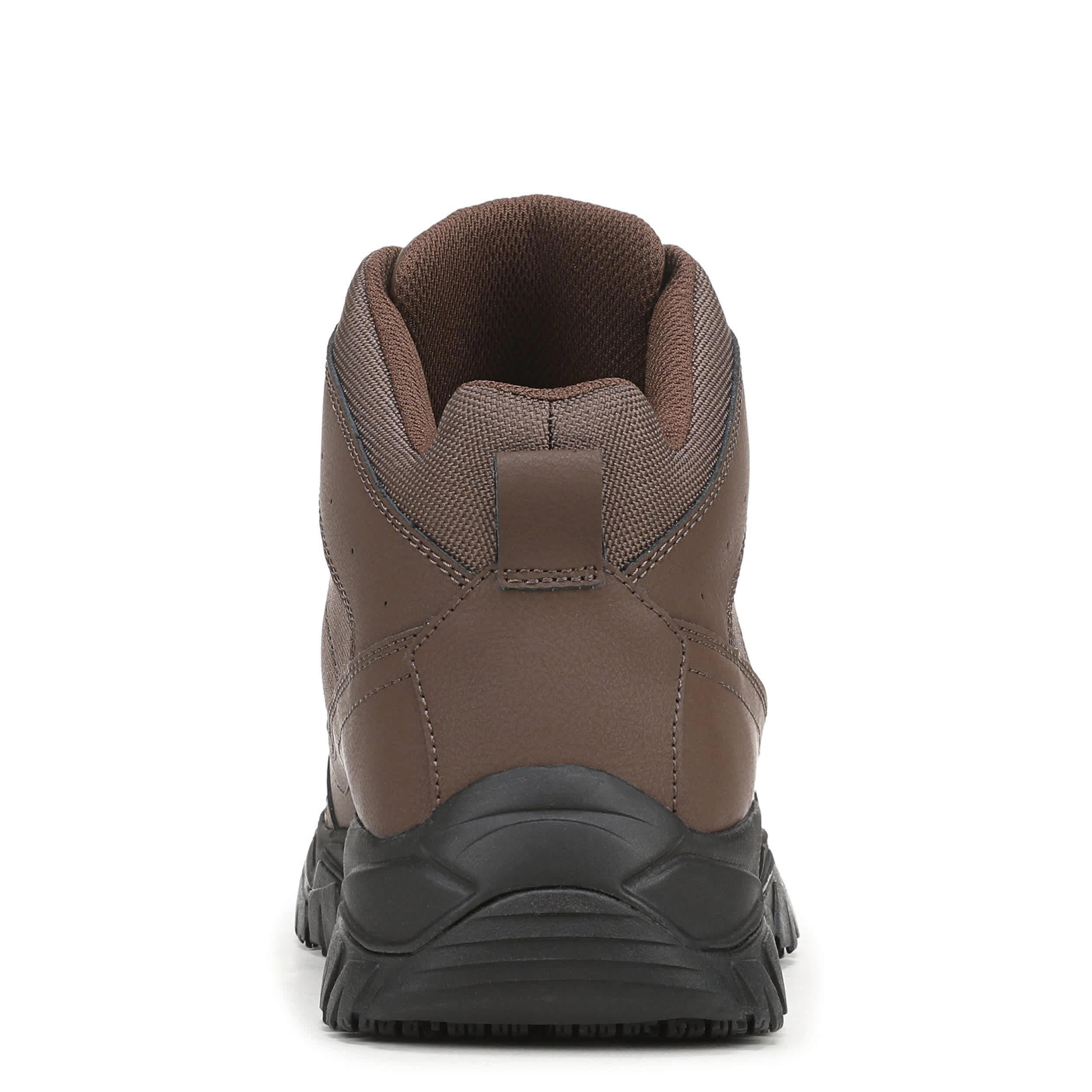 DR. SCHOLL'S-MENS BOULDER SLIP RESISTANT WORK BOOT-DARK BROWN & 