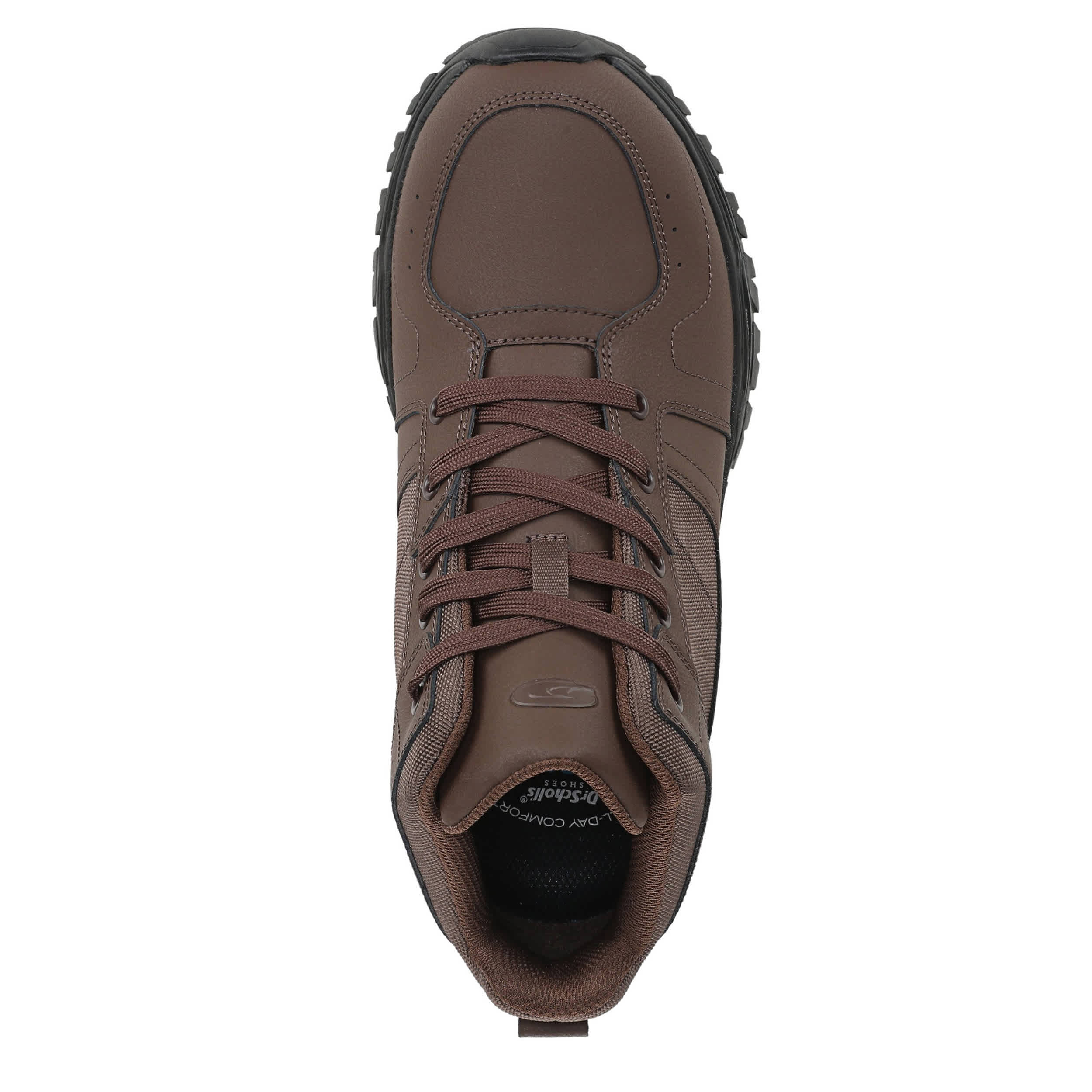 DR. SCHOLL'S-MENS BOULDER SLIP RESISTANT WORK BOOT-DARK BROWN & 