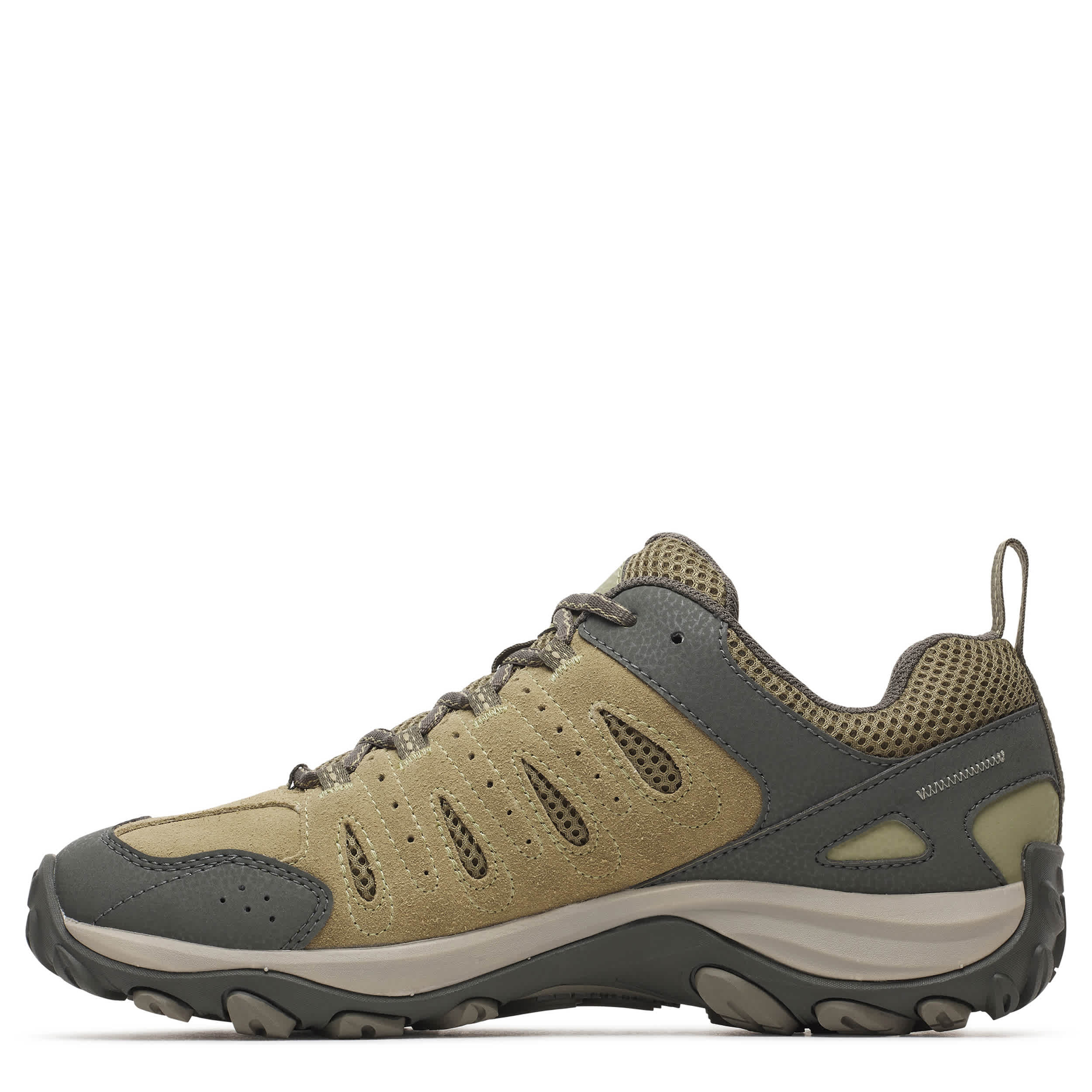 MERRELL-MENS CROSSLANDER 4 HIKING SHOE-OLIVE & DARK GREEN