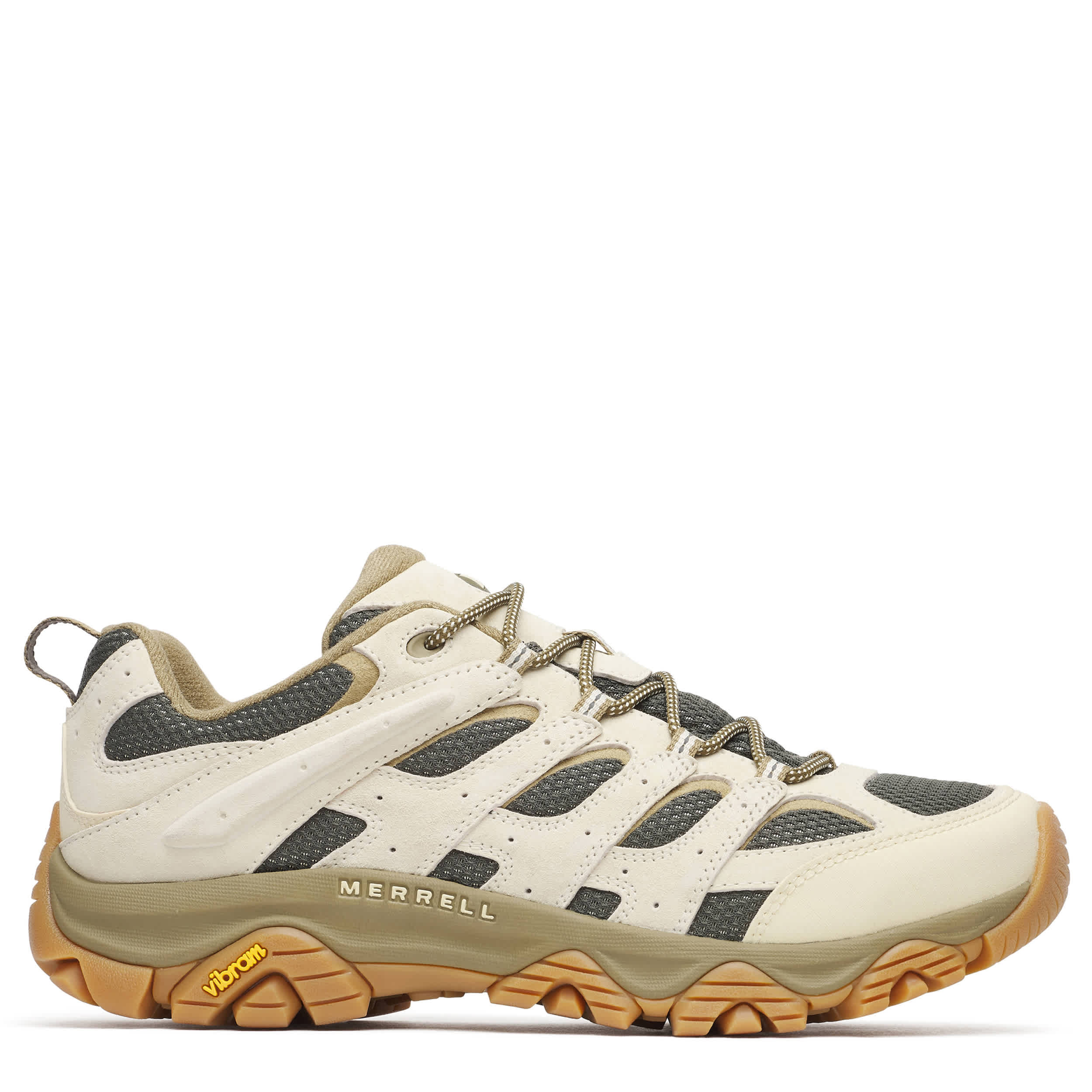 MERRELL-MENS MOAB 3 HIKING SHOE-OFF WHITE & 