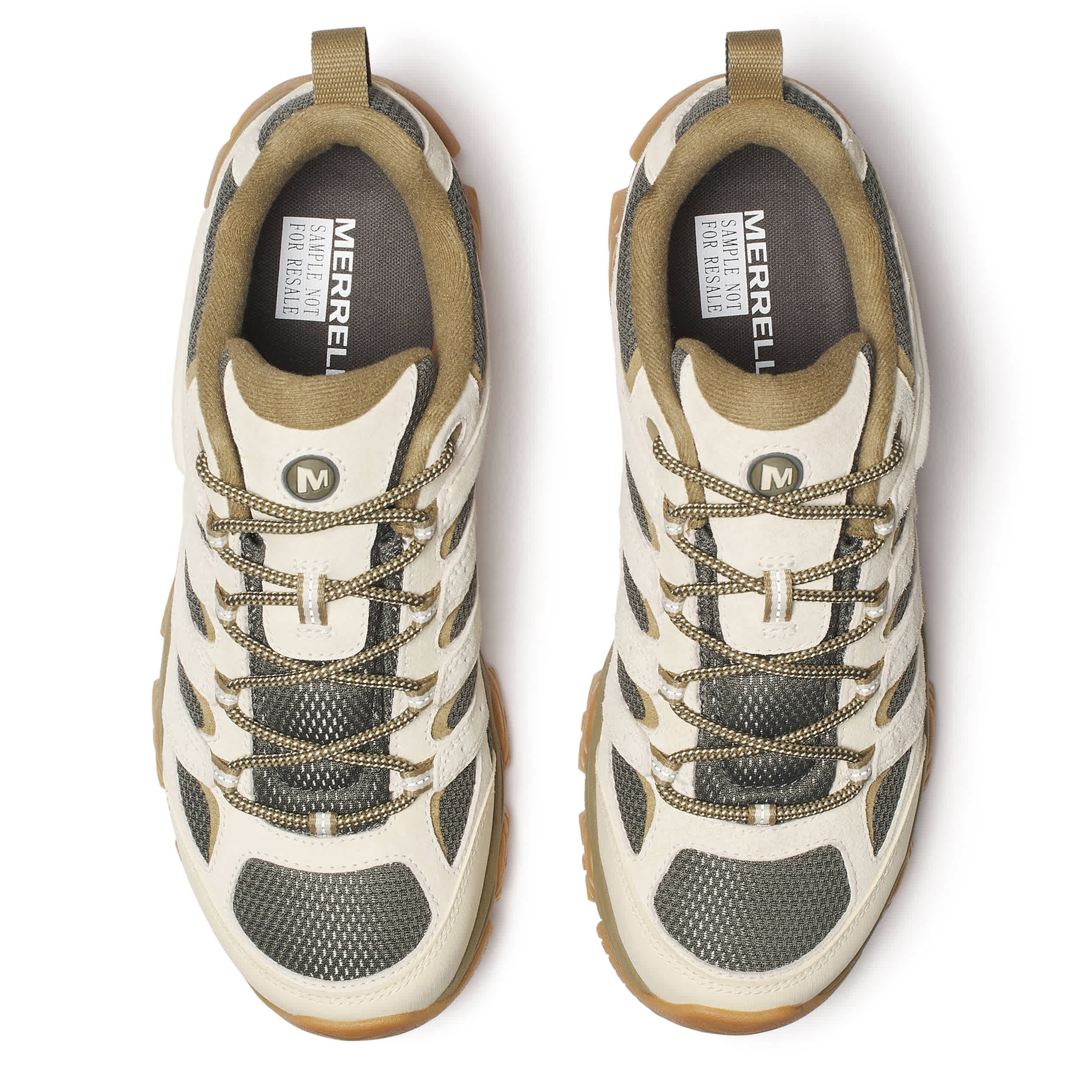 MERRELL-MENS MOAB 3 HIKING SHOE-OFF WHITE & 