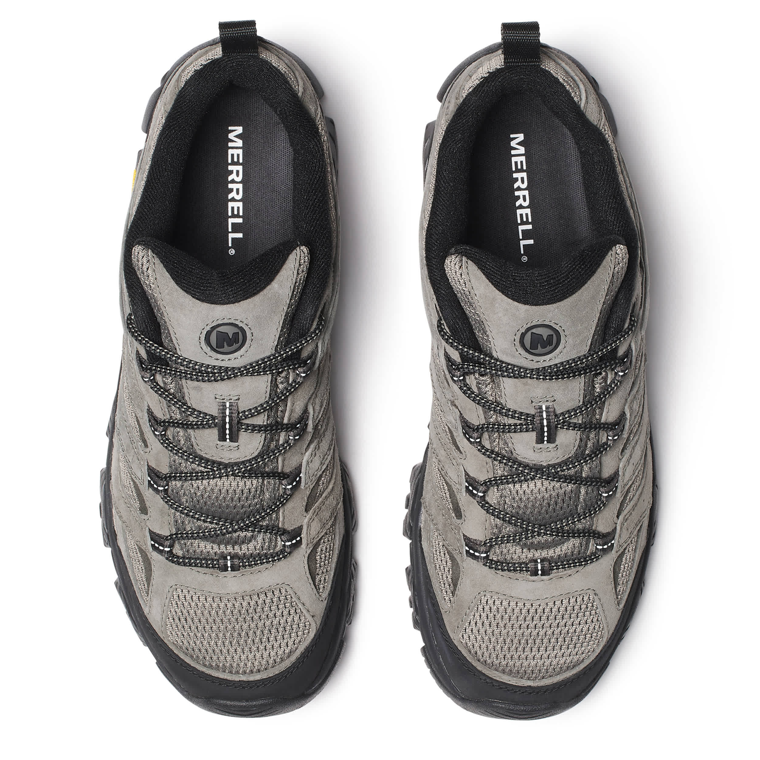 MERRELL-MENS MOAB 3 HIKING SHOE-GREY & BLACK