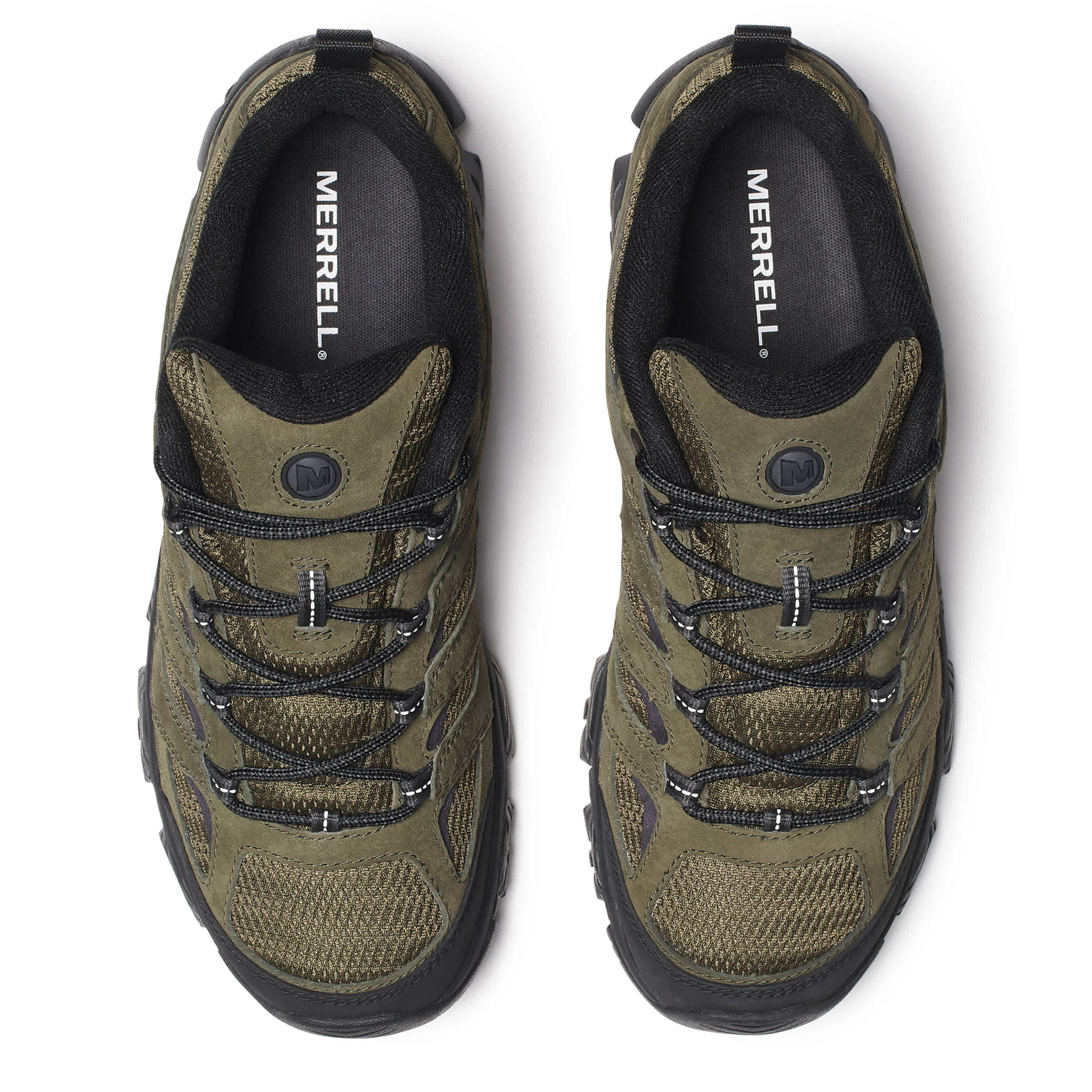 MERRELL-MENS MOAB 3 HIKING SHOE-DARK BROWN & 