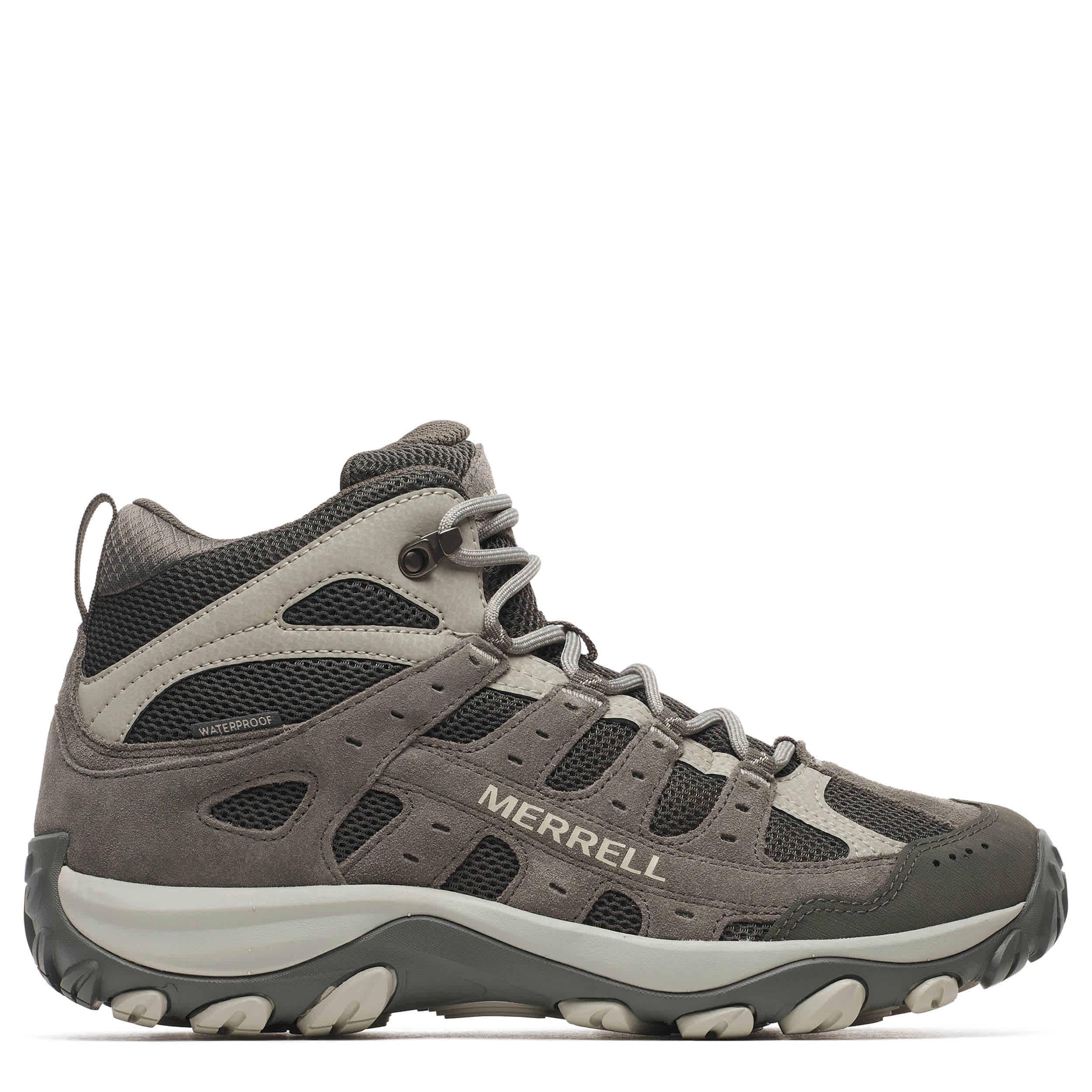 MERRELL-MENS ACCENTOR 4 MID WP HIKING BOOT-BONE & OFF WHITE
