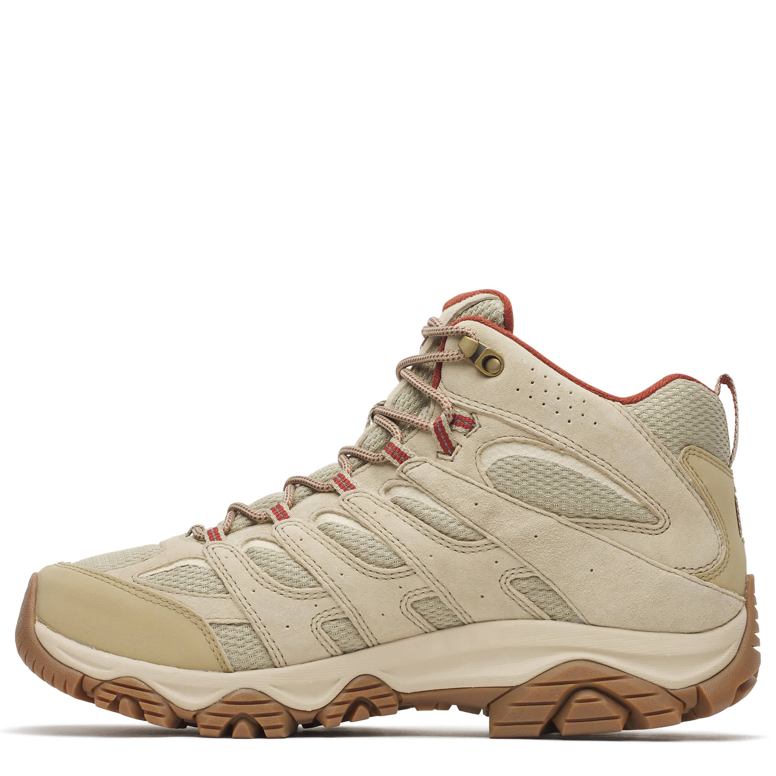 MERRELL-MENS MOAB 3 MID WP HIKING BOOT-BONE & LATTE