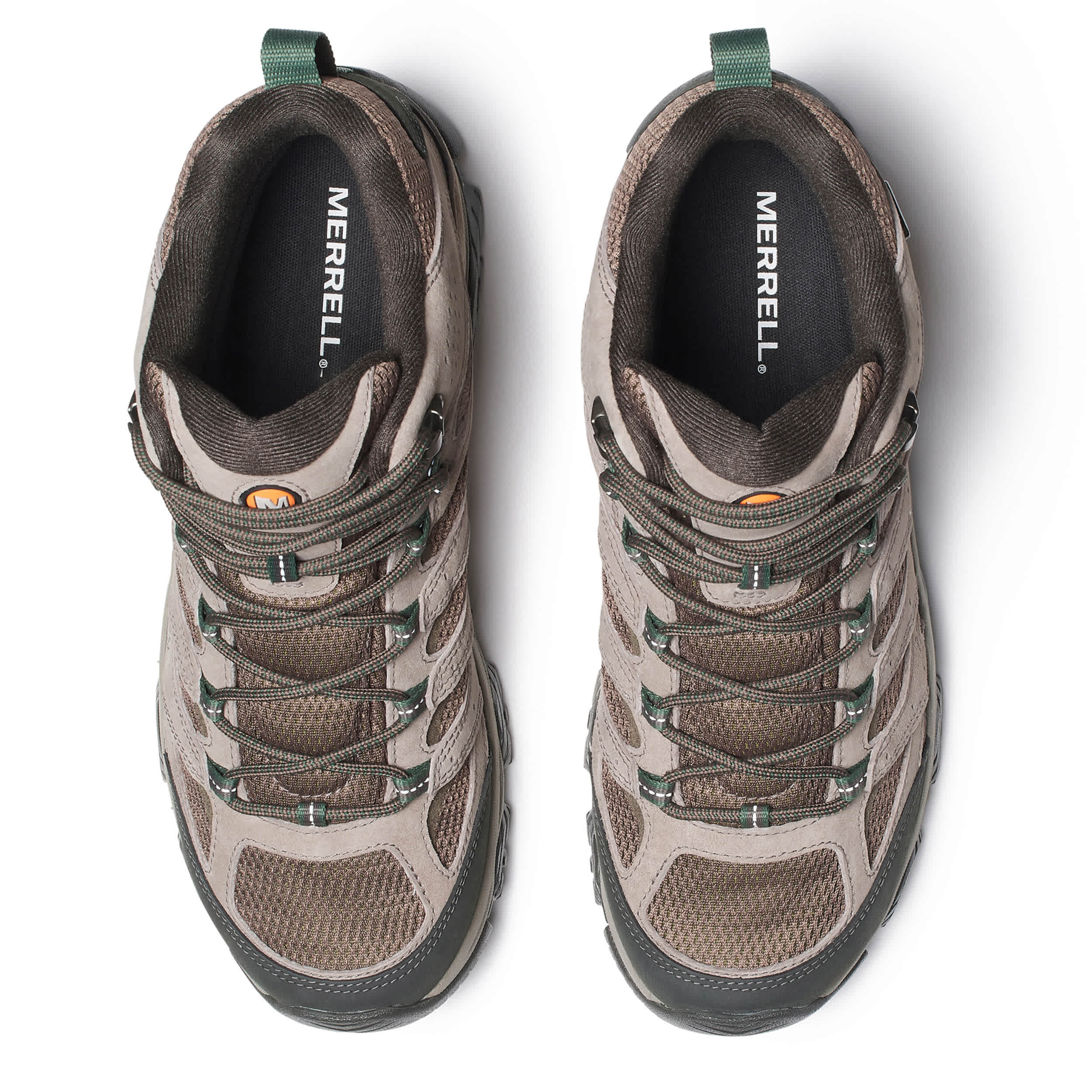 MERRELL-MENS MOAB 3 MID WP HIKING BOOT-SAND & BROWN