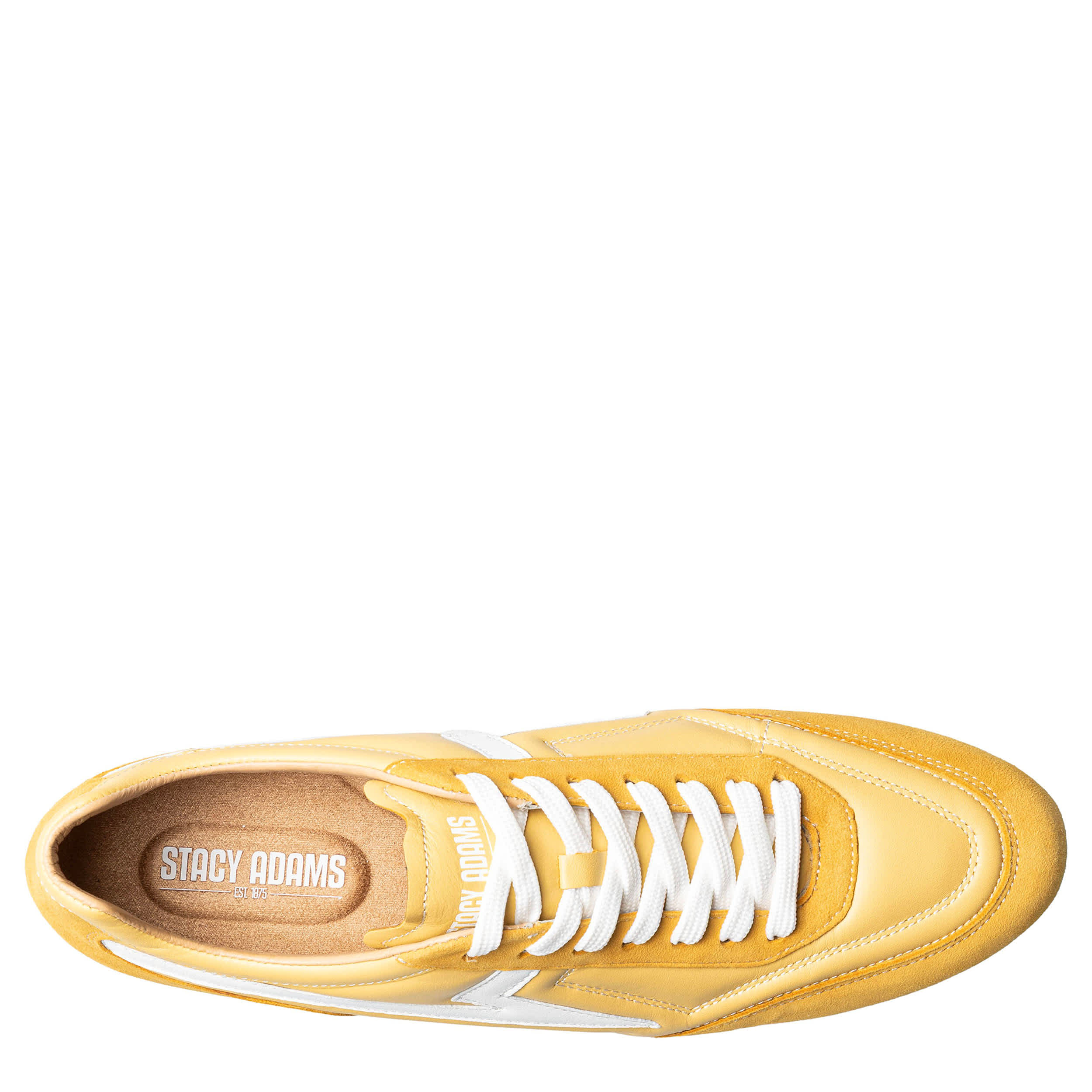 STACY ADAMS-MENS ACTION 150 SPORT FASHION SNEAKERS-YELLOW & 