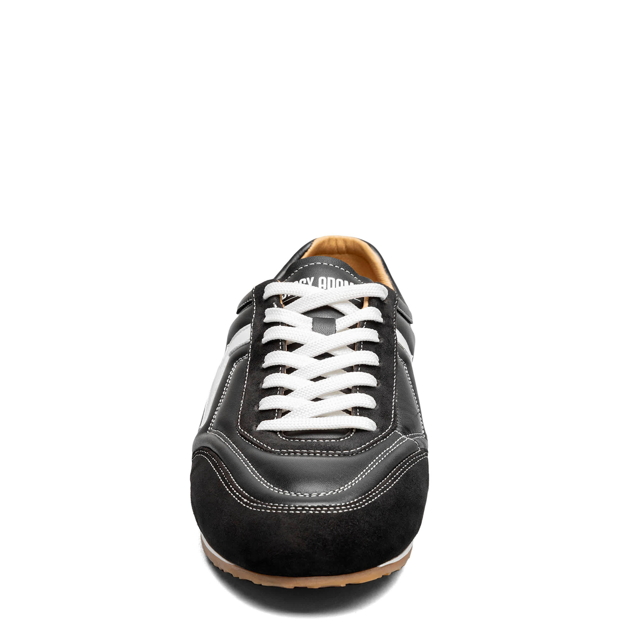 STACY ADAMS-MENS ACTION 150 SPORT FASHION SNEAKERS-BLACK & 