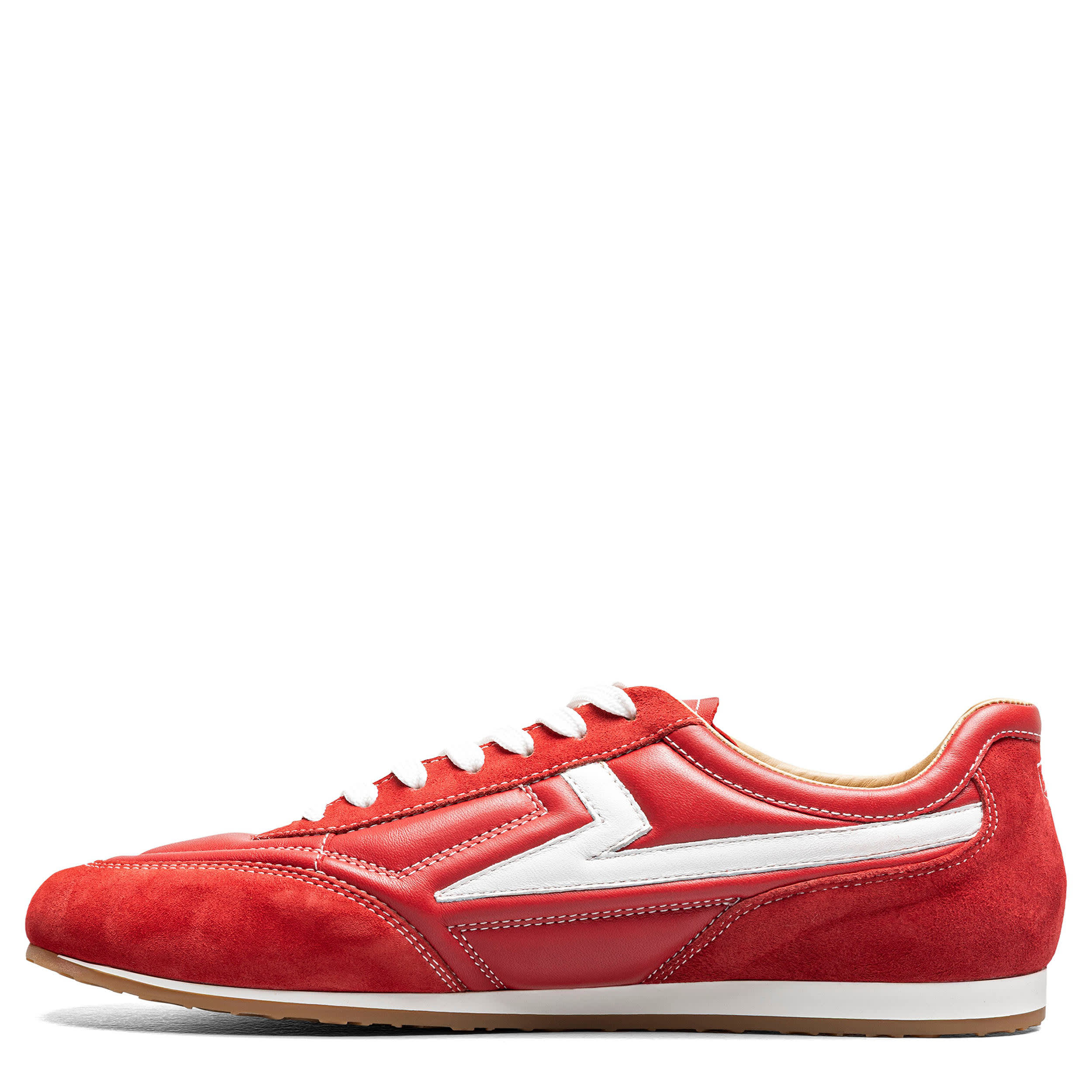 STACY ADAMS-MENS ACTION 150 SPORT FASHION SNEAKERS-RED & 