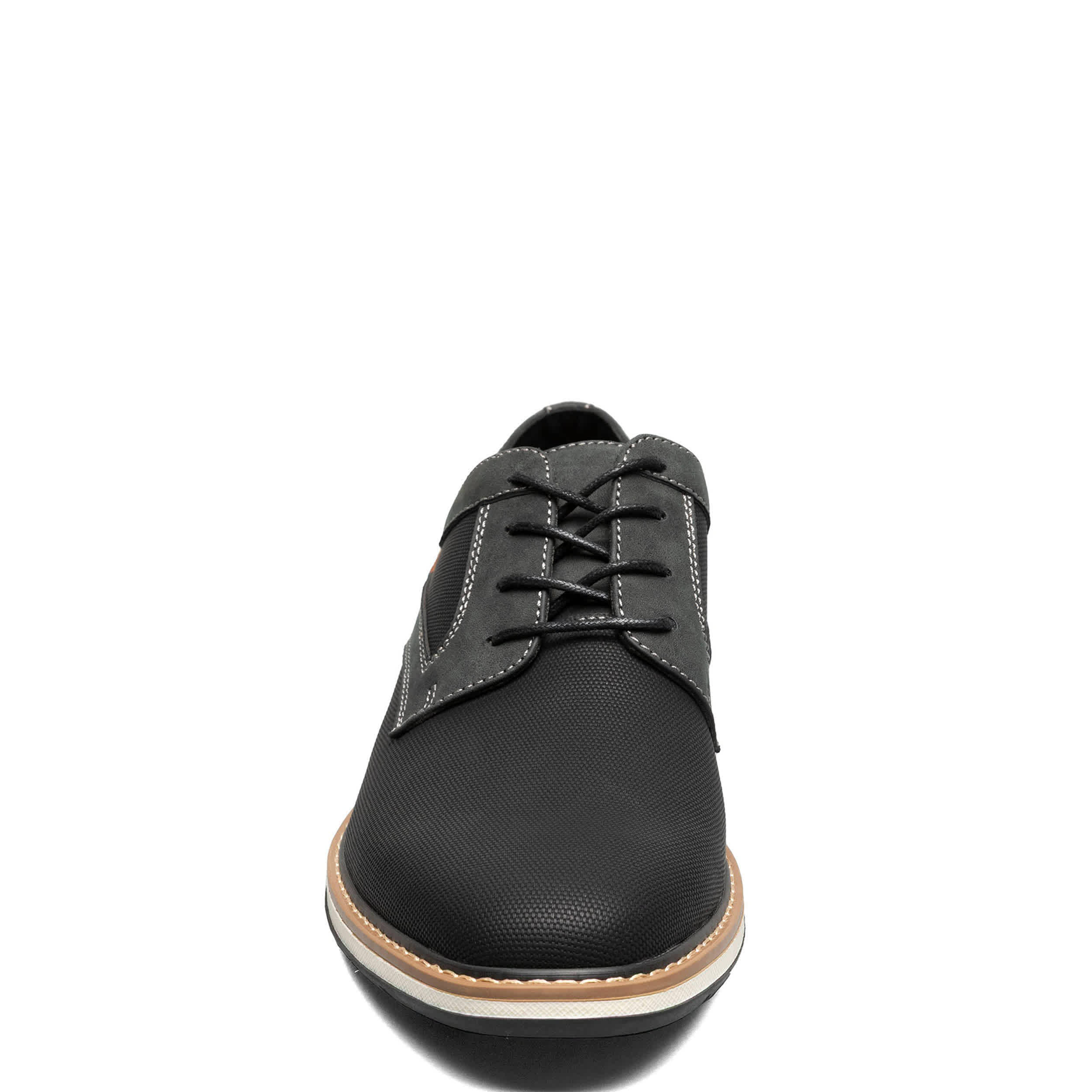 STACY ADAMS-MENS PHINEAS OXFORDS-BLACK & 