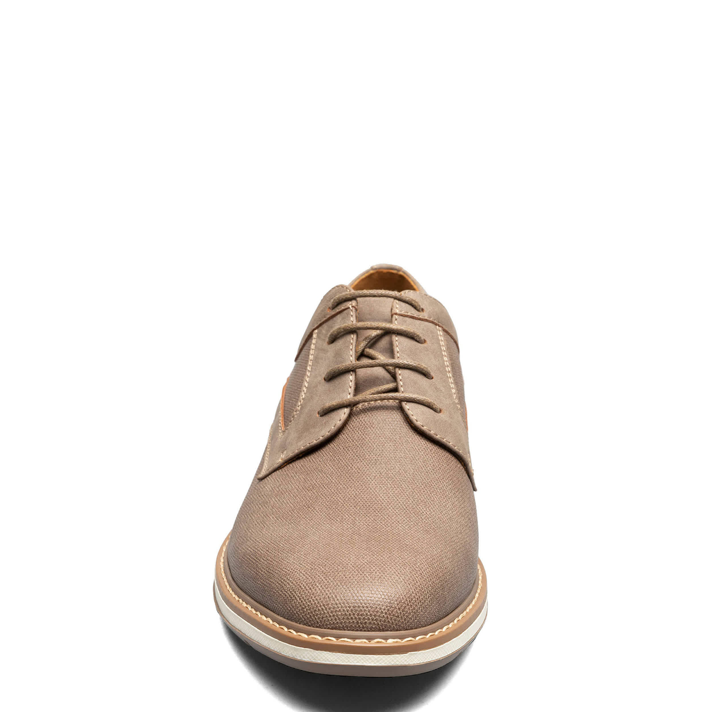 STACY ADAMS-MENS PHINEAS OXFORDS-TAUPE & 